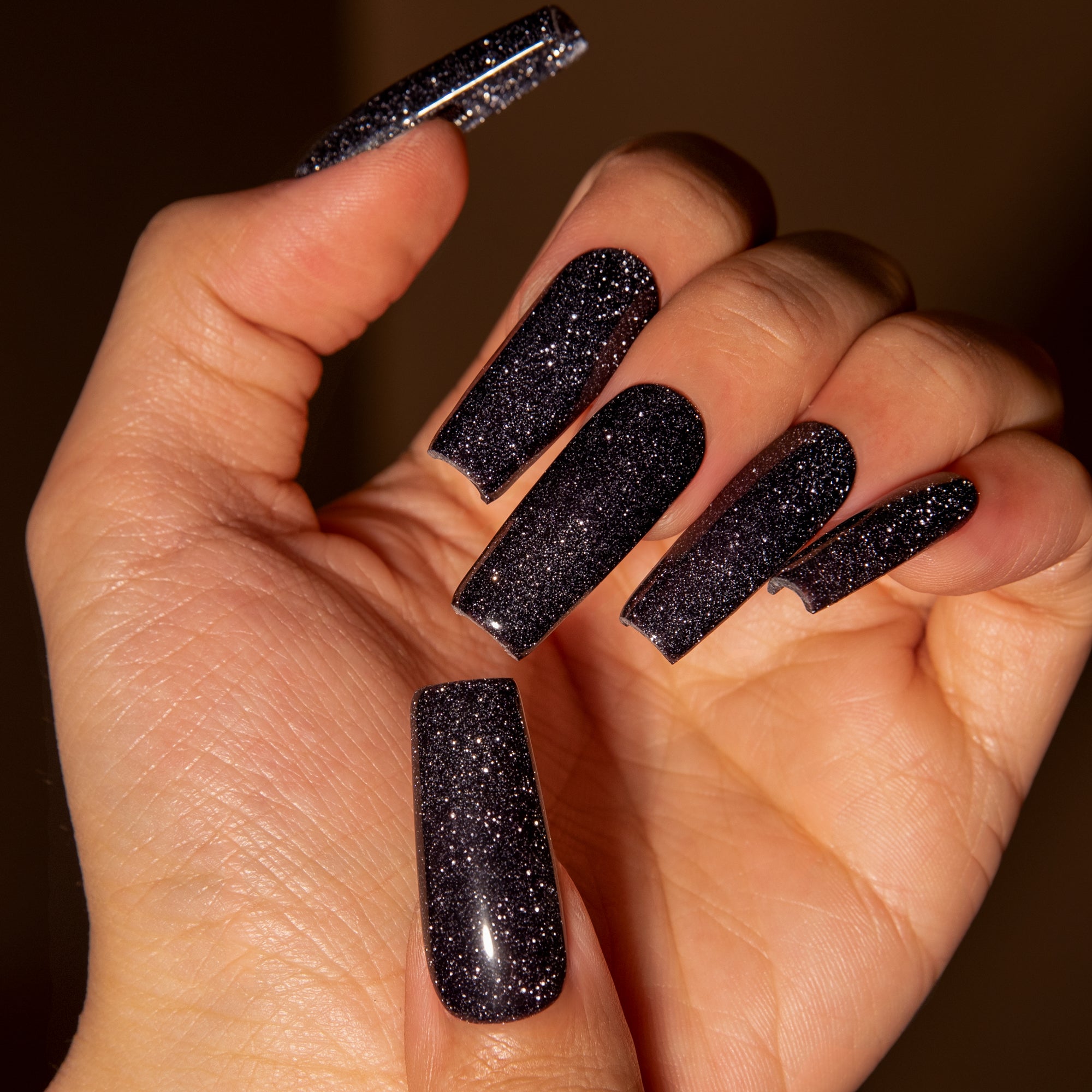 Black Magic Handmade Nails H532