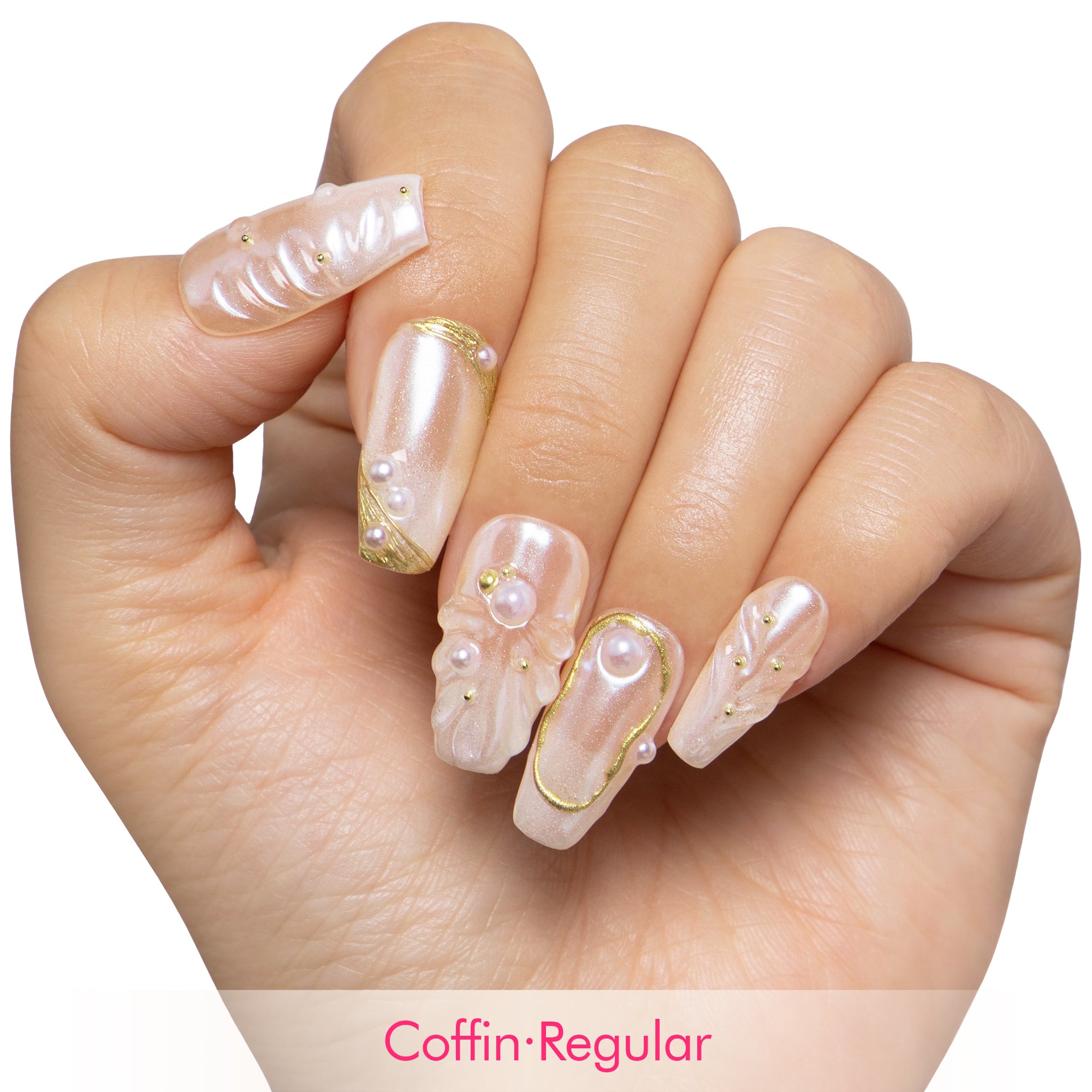 Pearl Tide Handmade Nails H543