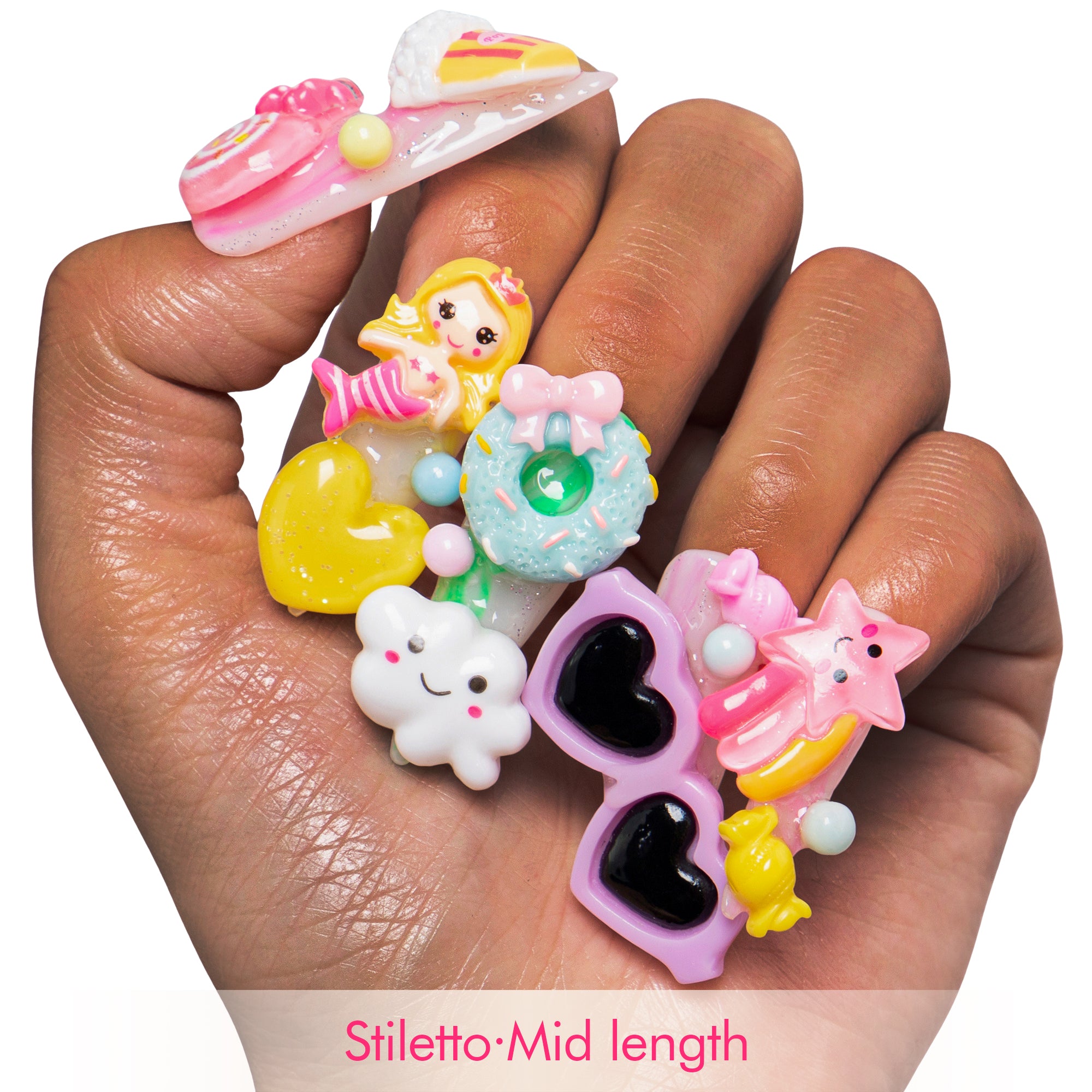 Candy Junk Handmade Nails H55