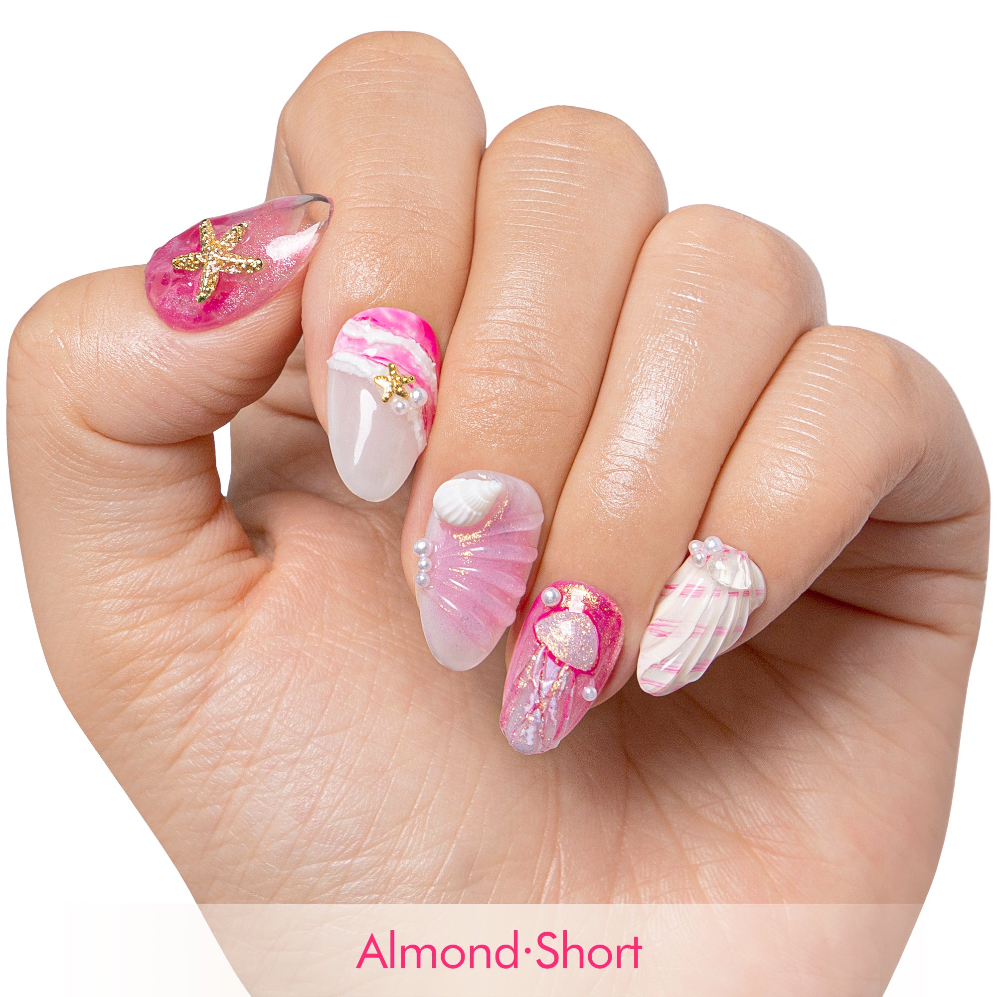 Seashell Siren Handmade Nails H550