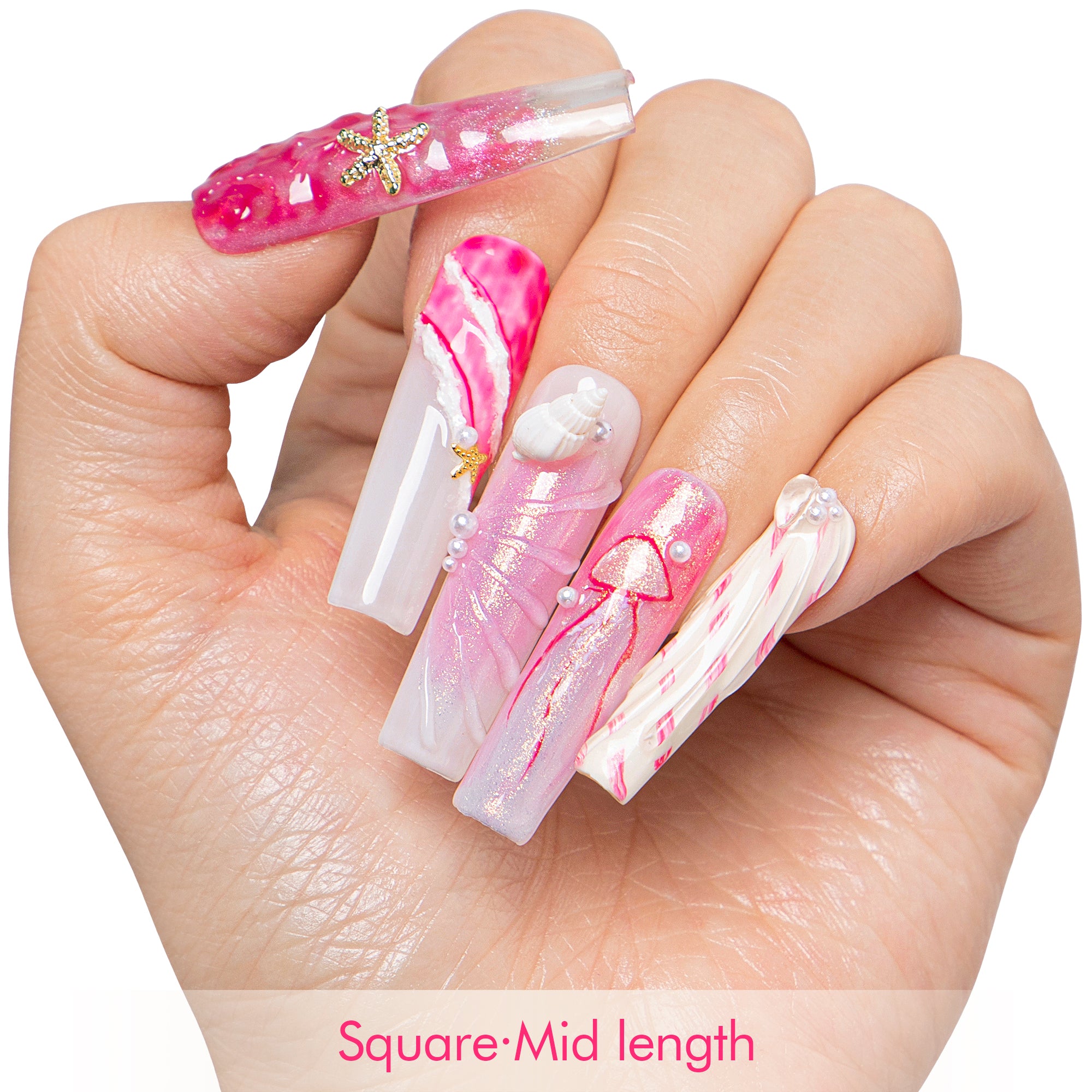 Seashell Siren Handmade Nails H550