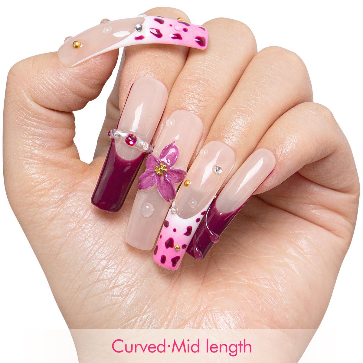 Beach Rodeo Handmade Nails H552