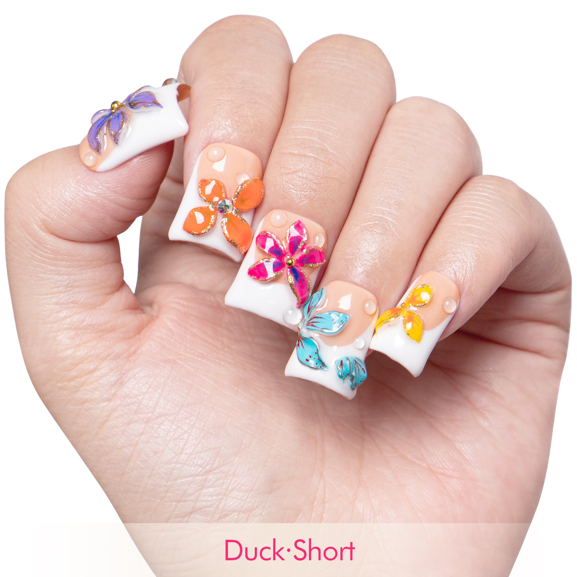Flower Girl Energy Handmade Nails H557