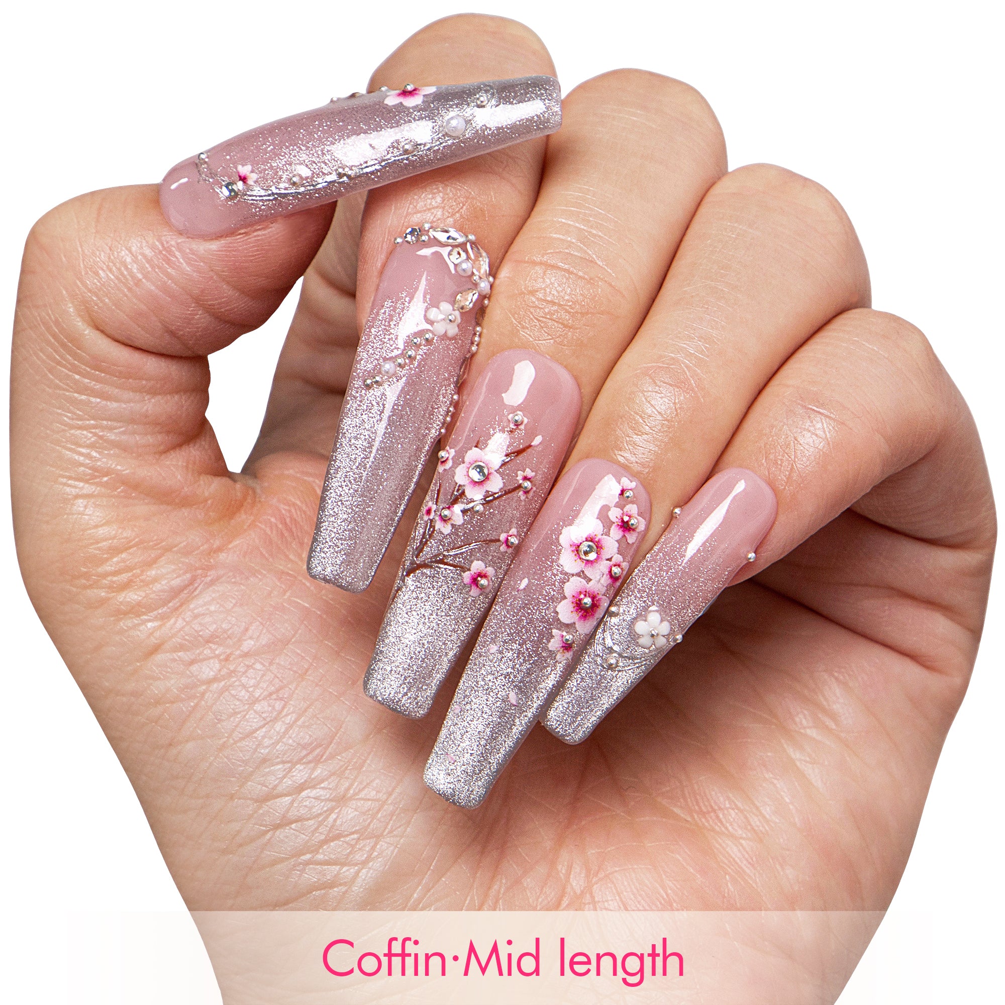 Sweet Sakura Handmade Nails H559