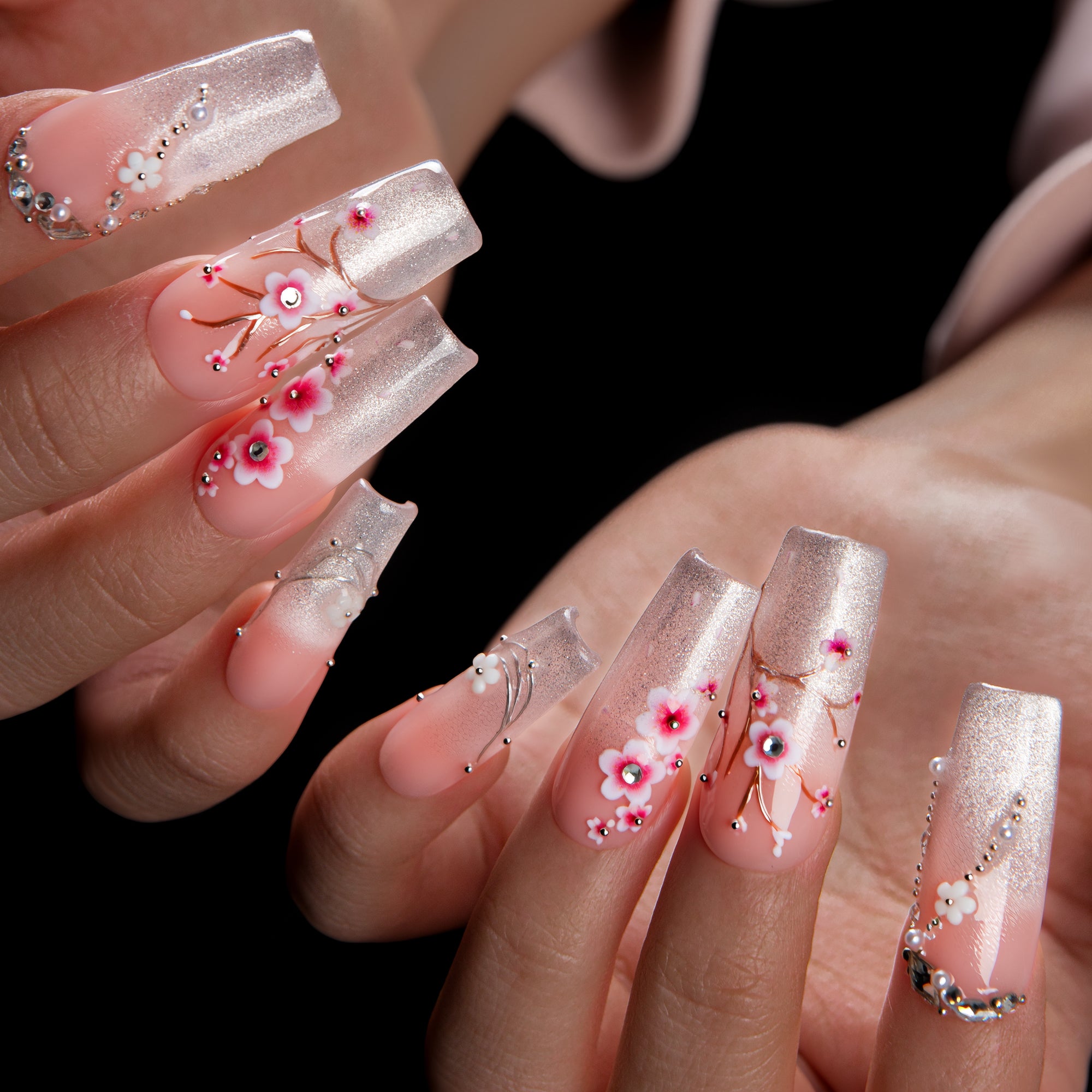 Sweet Sakura Handmade Nails H559