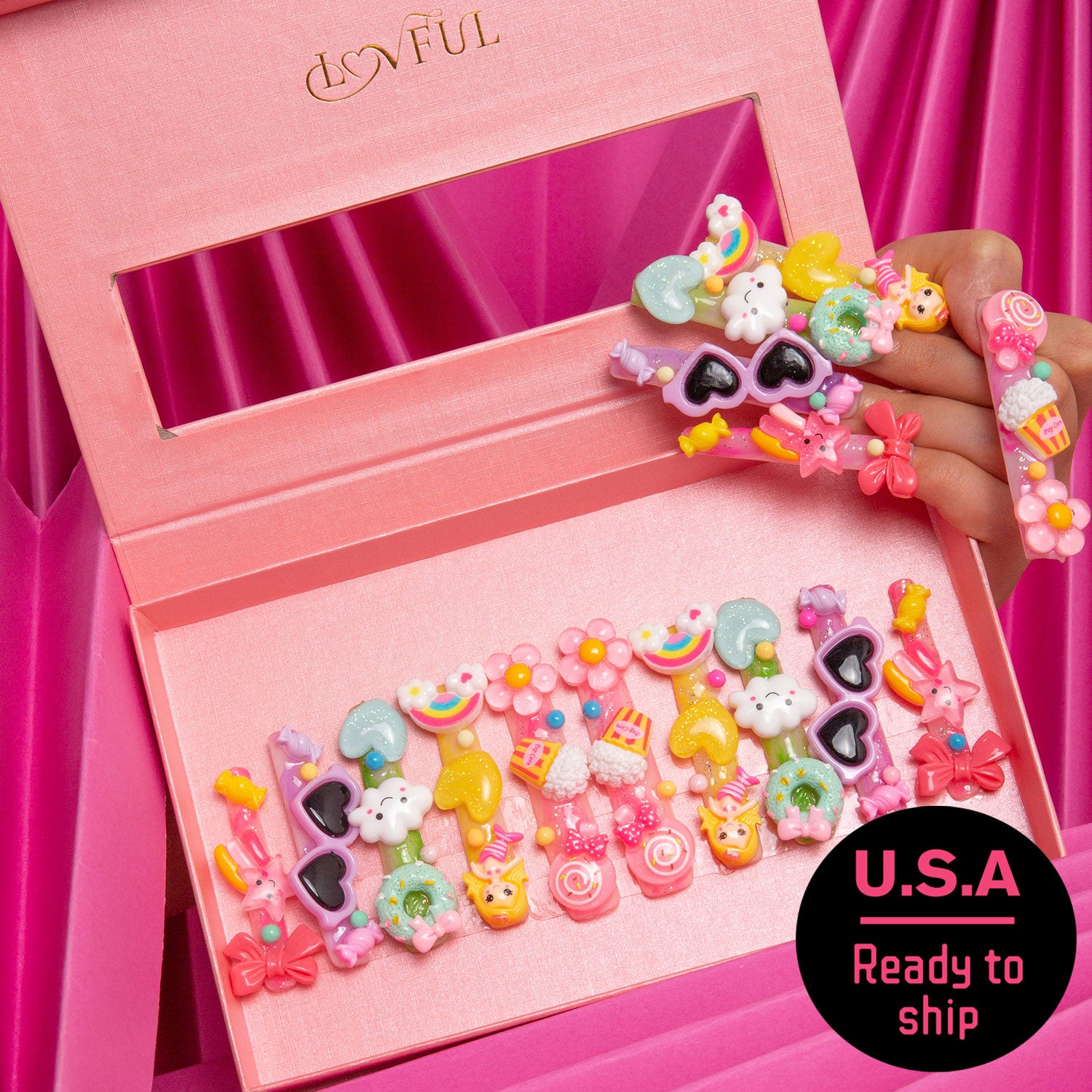 Candy Junk Press-on Nails - Ready to Ship