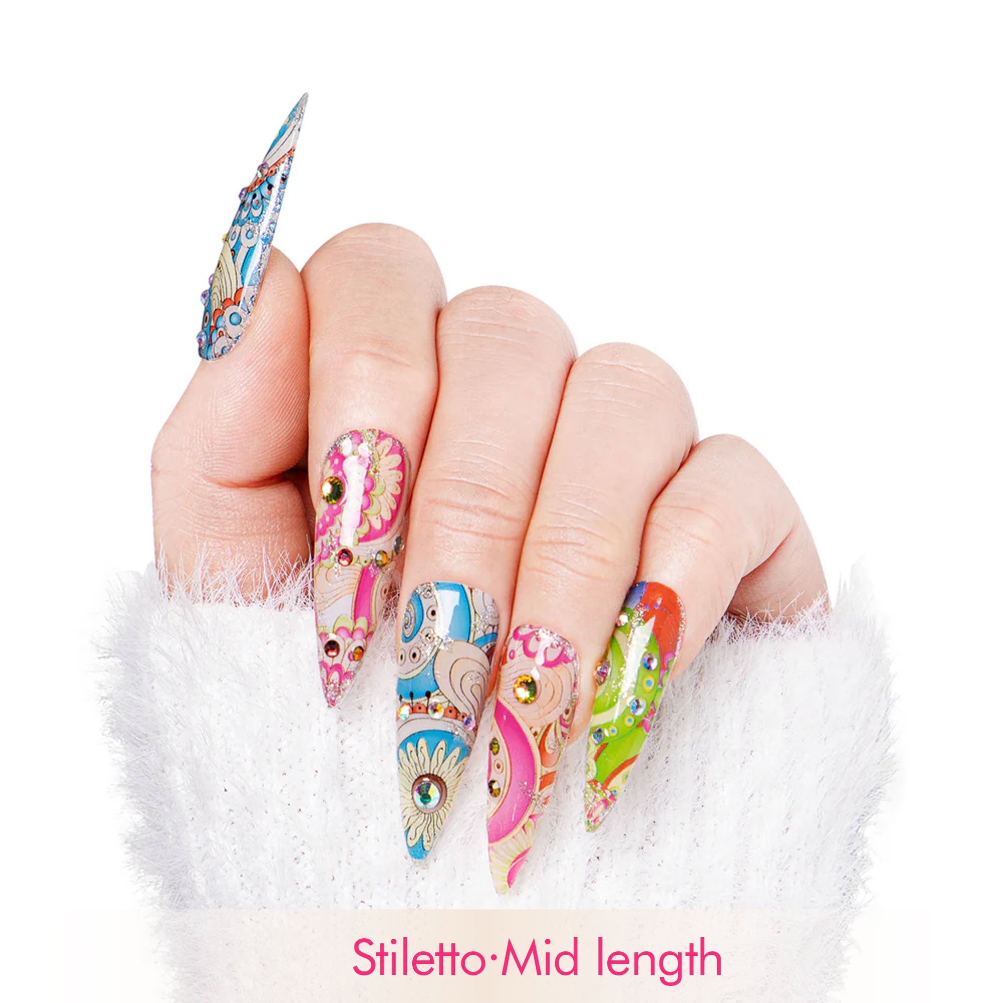 Boho Rhapsody Handmade Nails H57