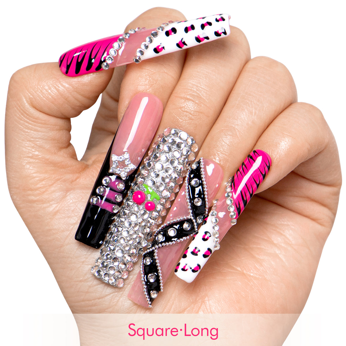 Text Me Never Handmade Nails H575