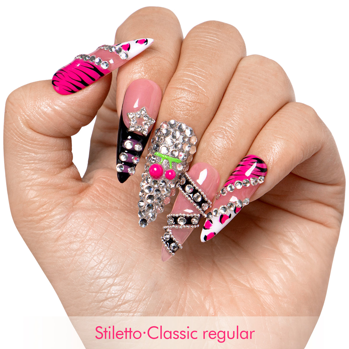 Text Me Never Handmade Nails H575