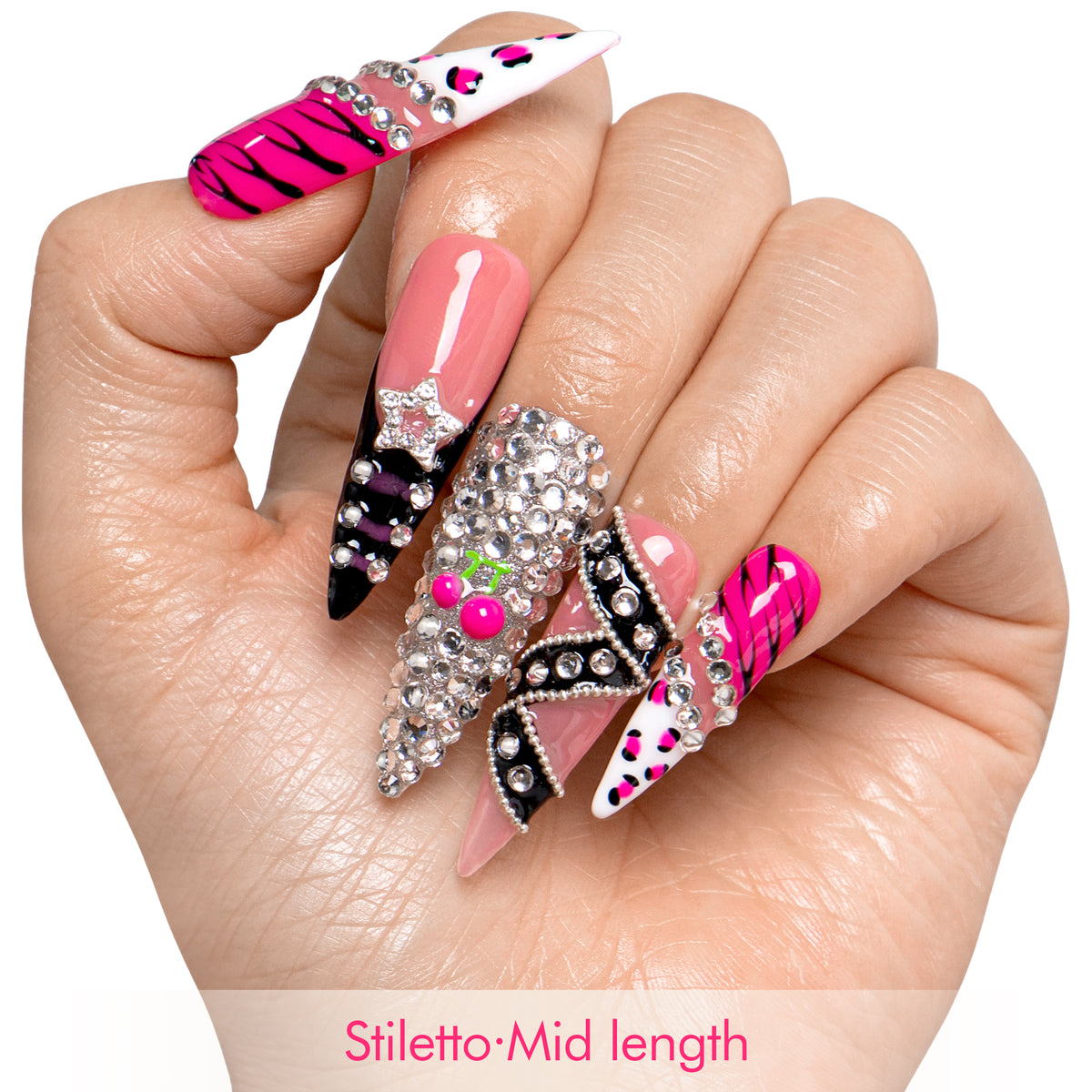 Text Me Never Handmade Nails H575
