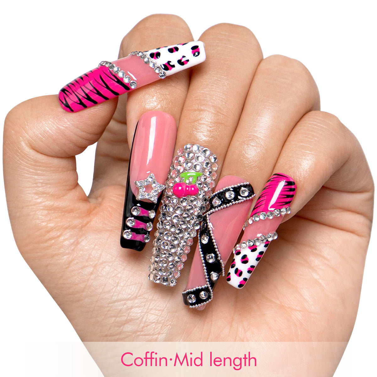 Text Me Never Handmade Nails H575
