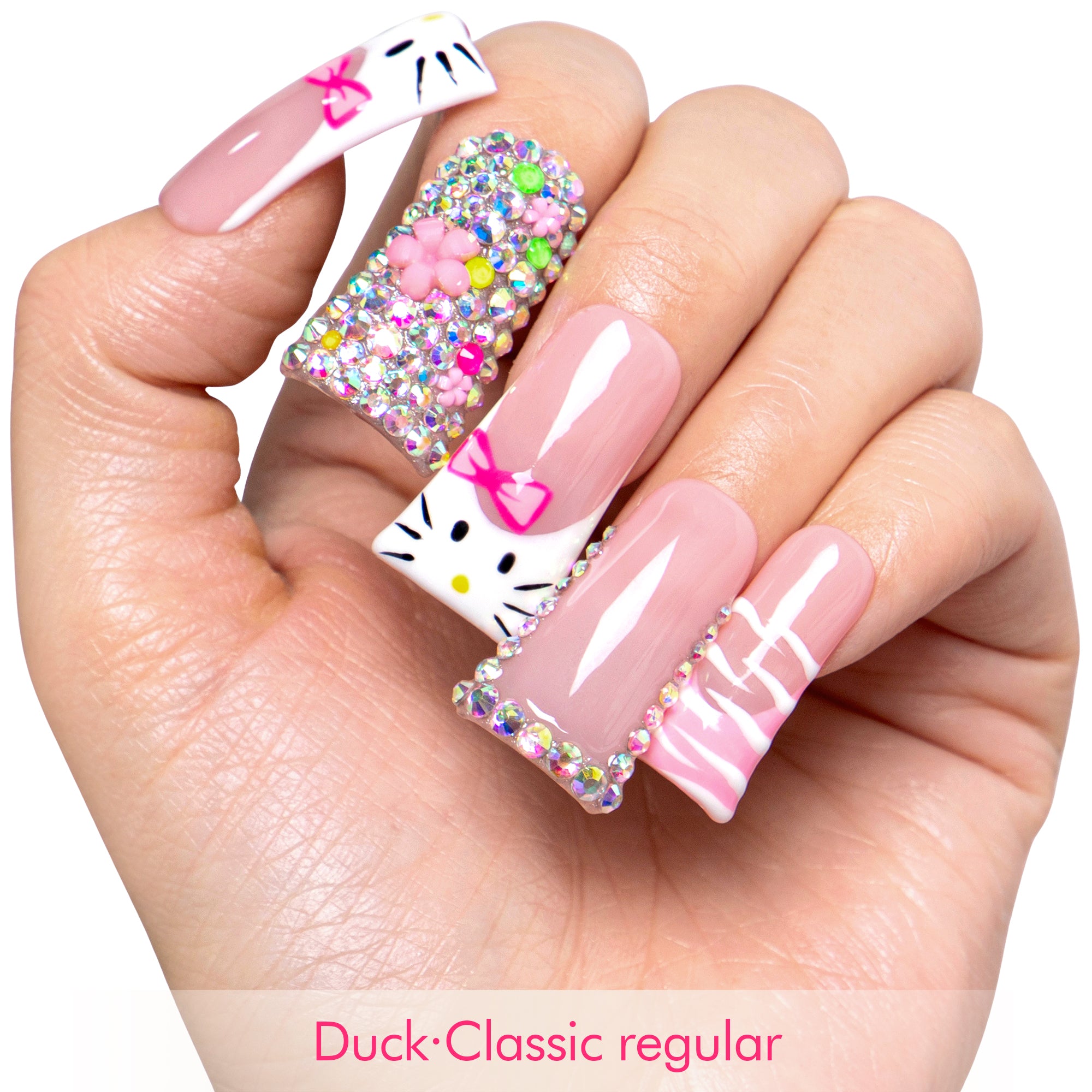 Kiss Me In Kawaii Handmade Nails H577