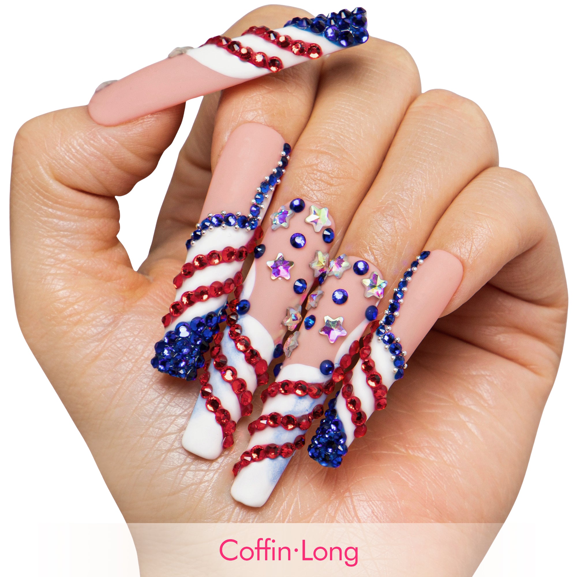 Drippin’ in Freedom Handmade Nails H601