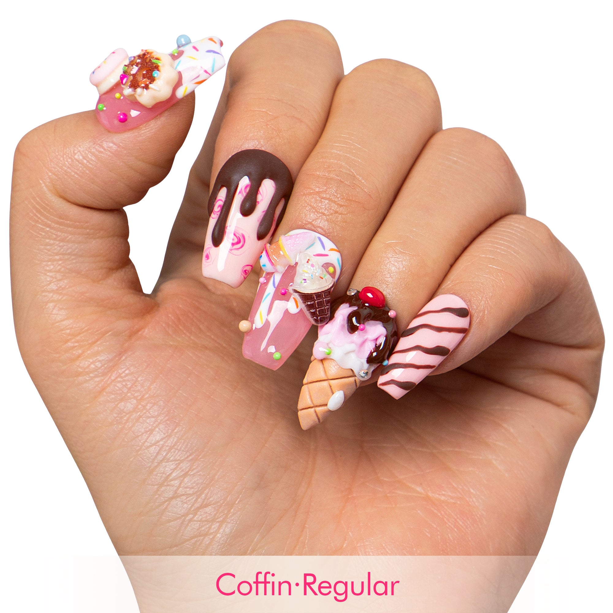 Sugar High, Boy Bye! Handmade Nails H606