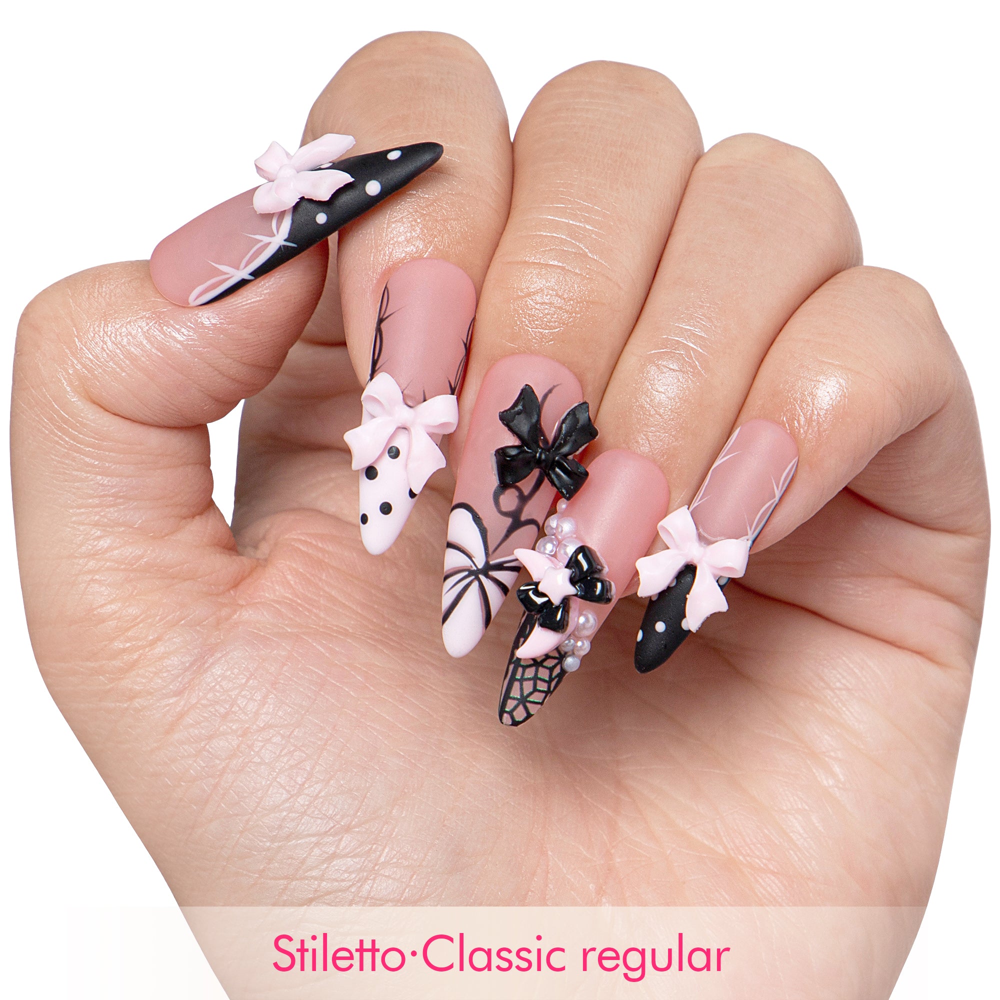 Midnight Doll Handmade Nails H608