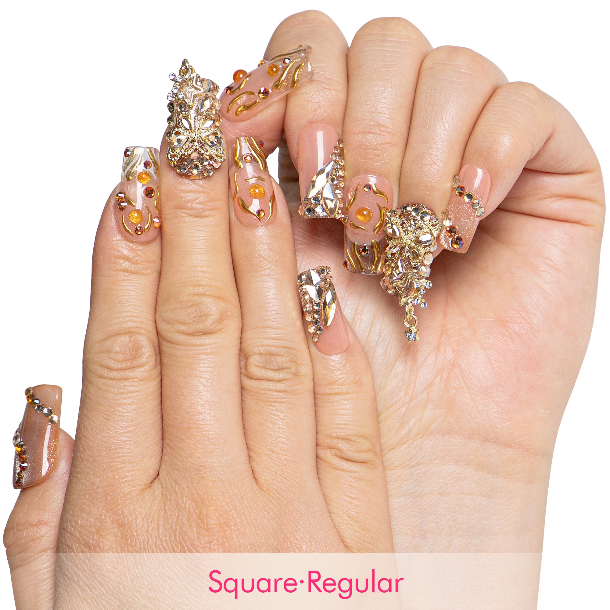 Melted for You Handmade Nails H614