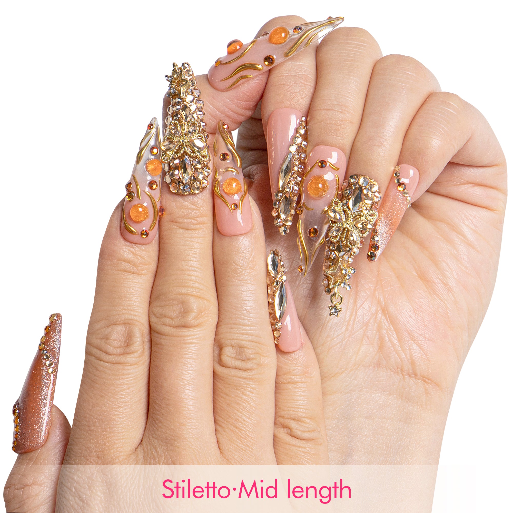 Melted for You Handmade Nails H614