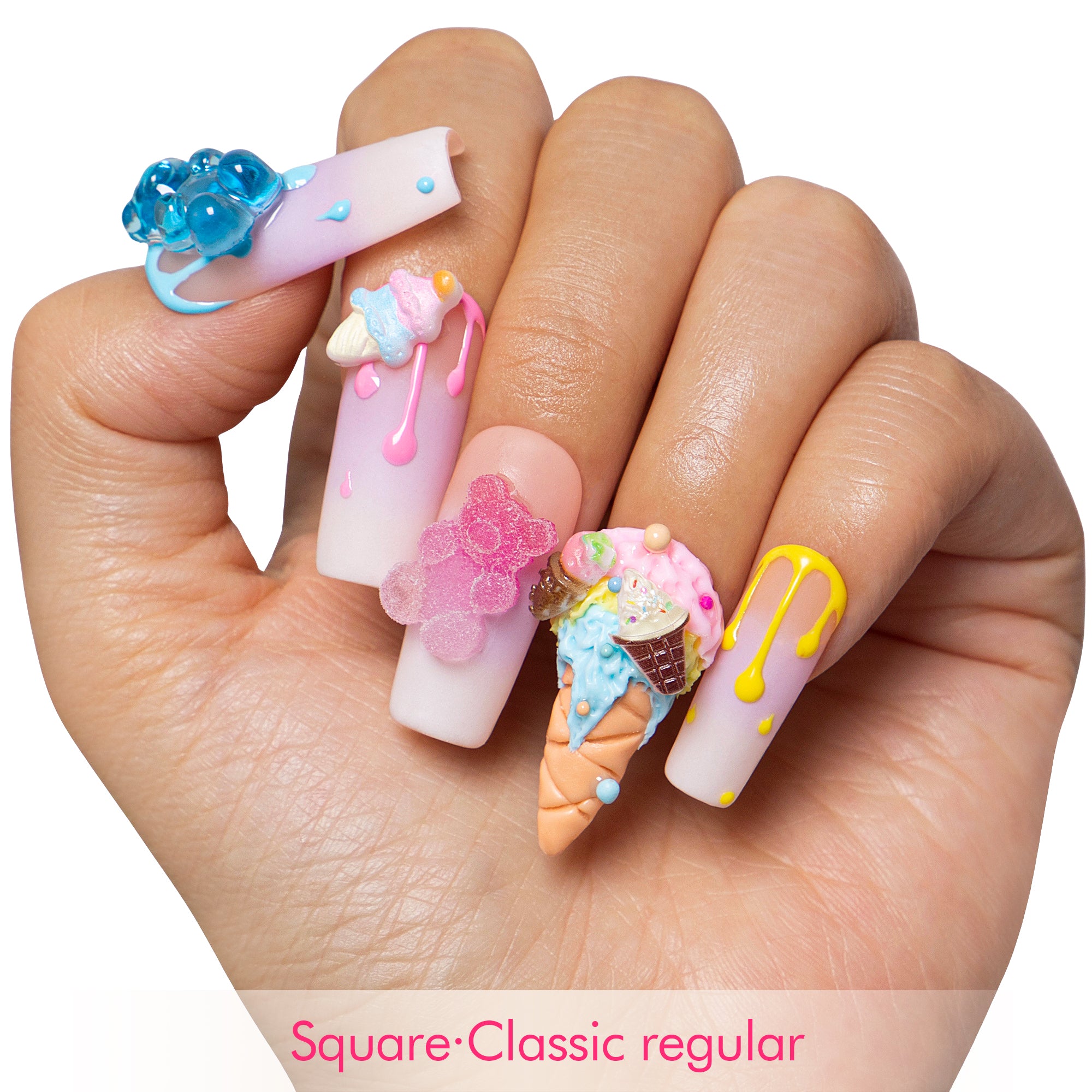 Drippin’ Not feelin’ Handmade Nails H618