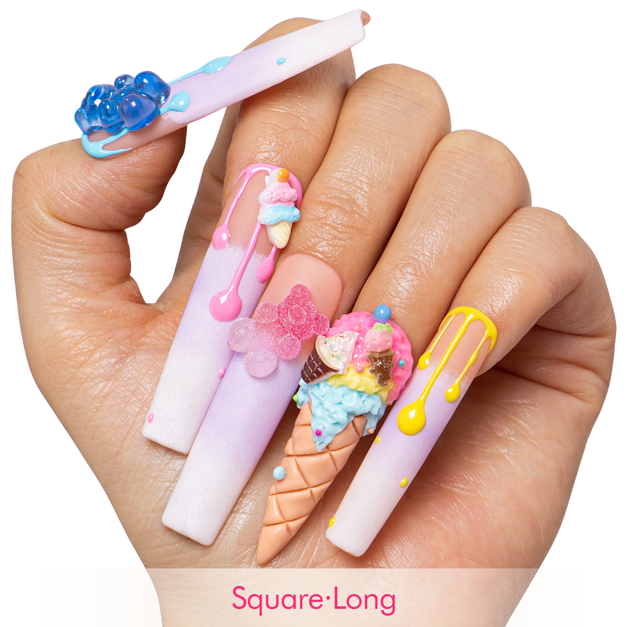 Drippin’ Not feelin’ Handmade Nails H618