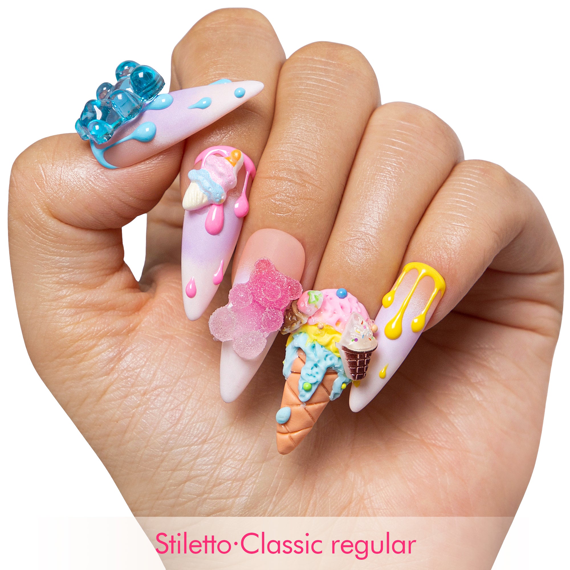 Drippin’ Not feelin’ Handmade Nails H618