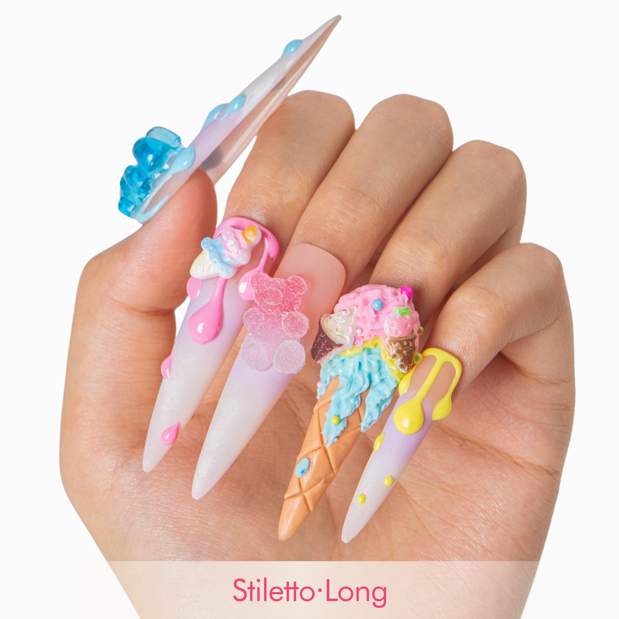 Drippin’ Not feelin’ Handmade Nails H618