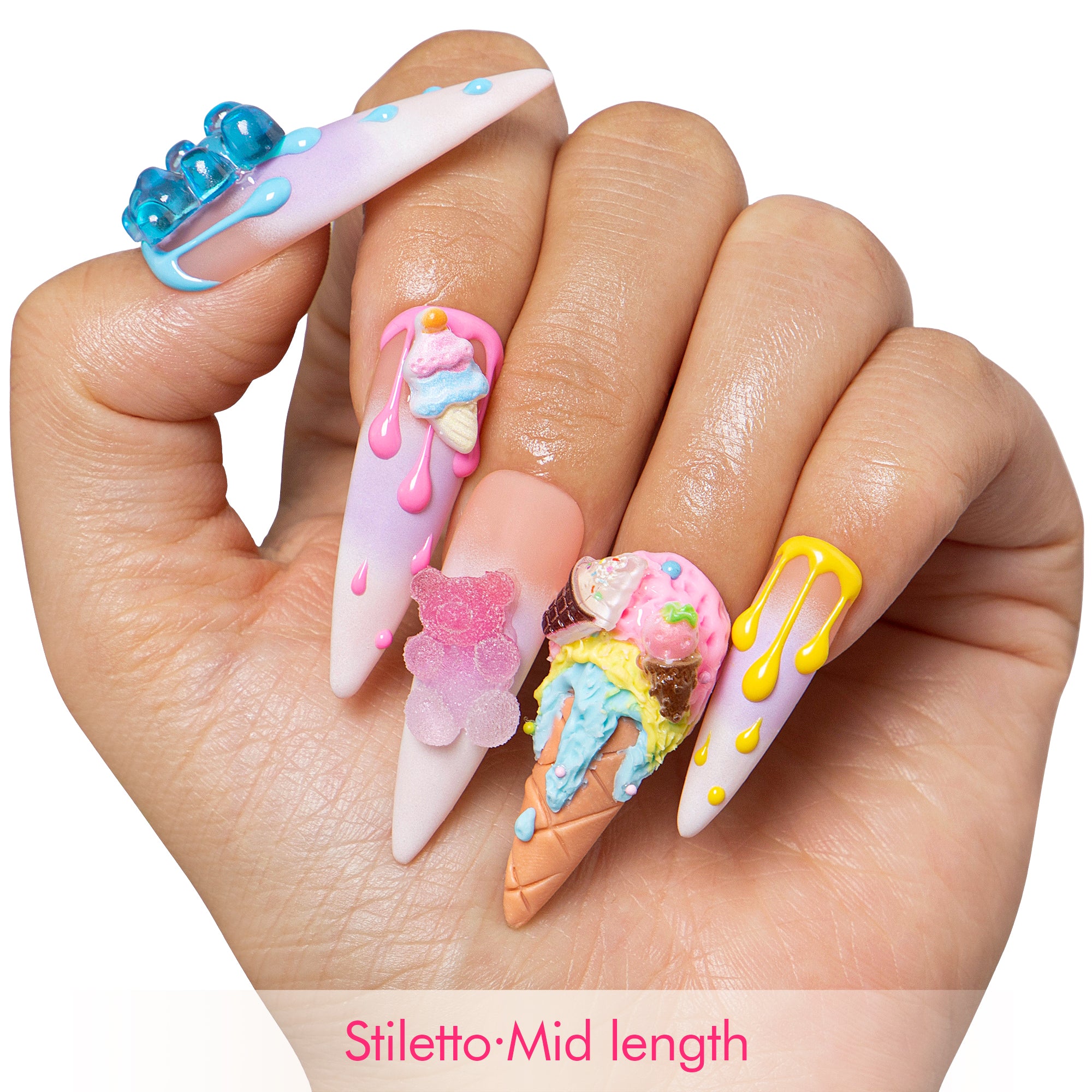 Drippin’ Not feelin’ Handmade Nails H618