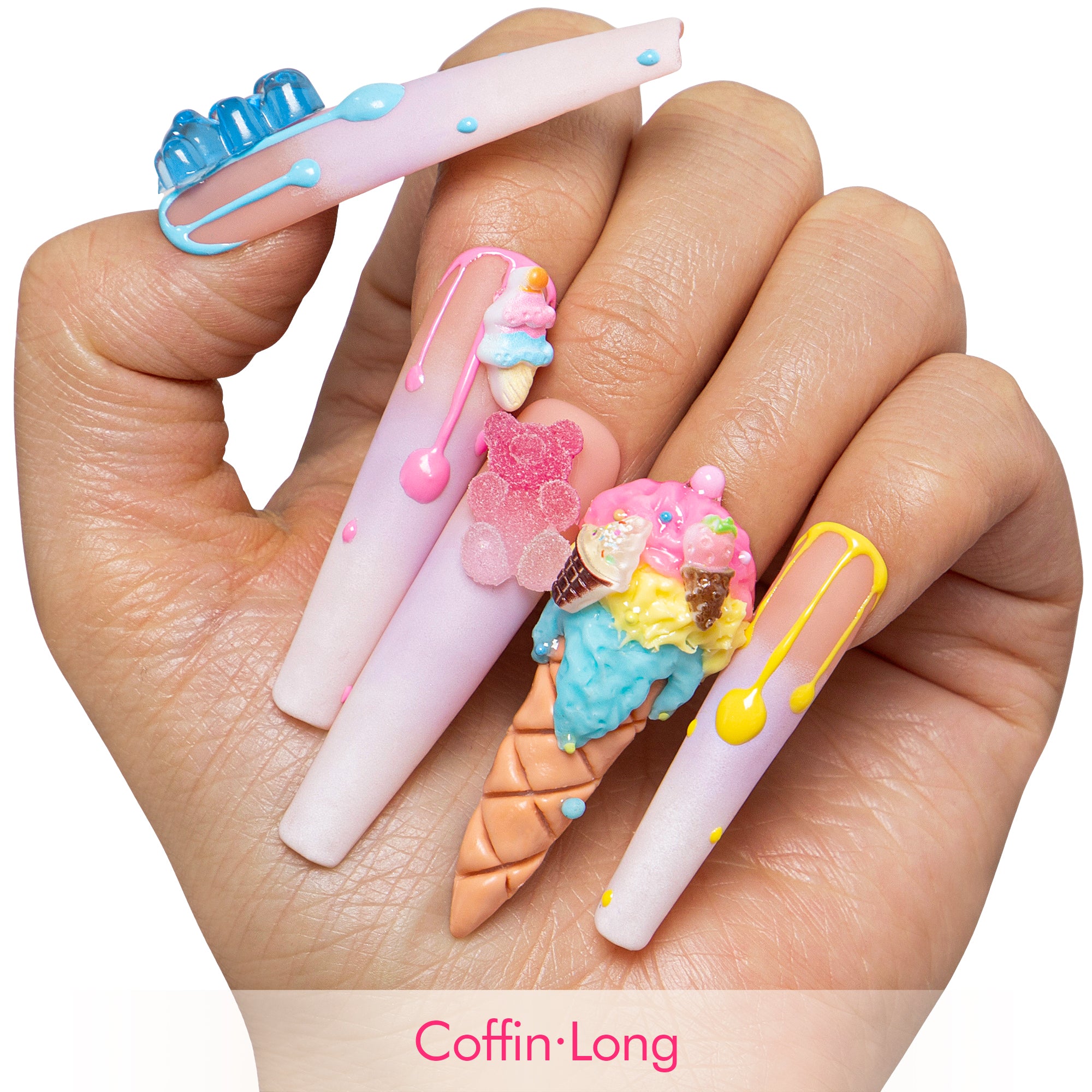 Drippin’ Not feelin’ Handmade Nails H618