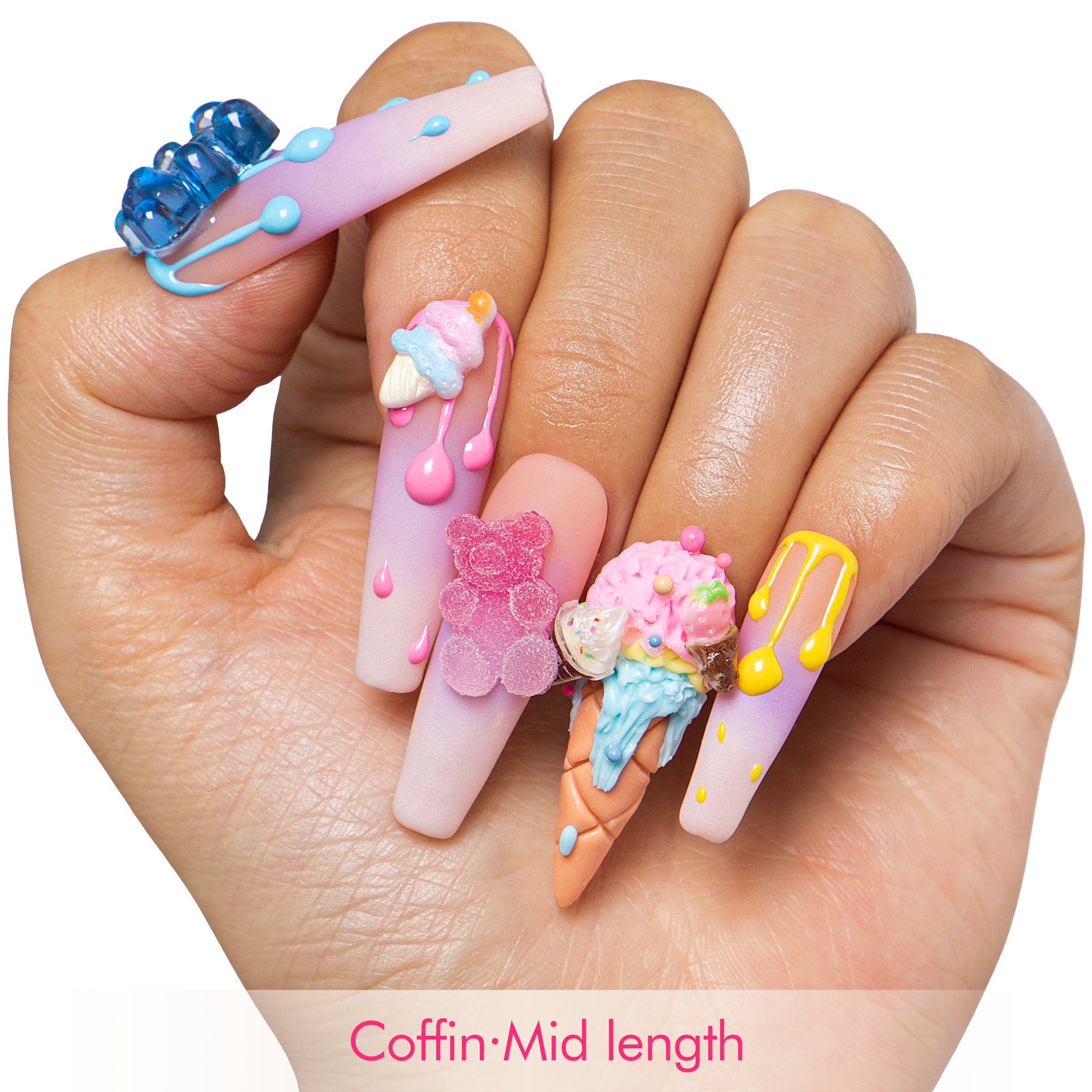Drippin’ Not feelin’ Handmade Nails H618