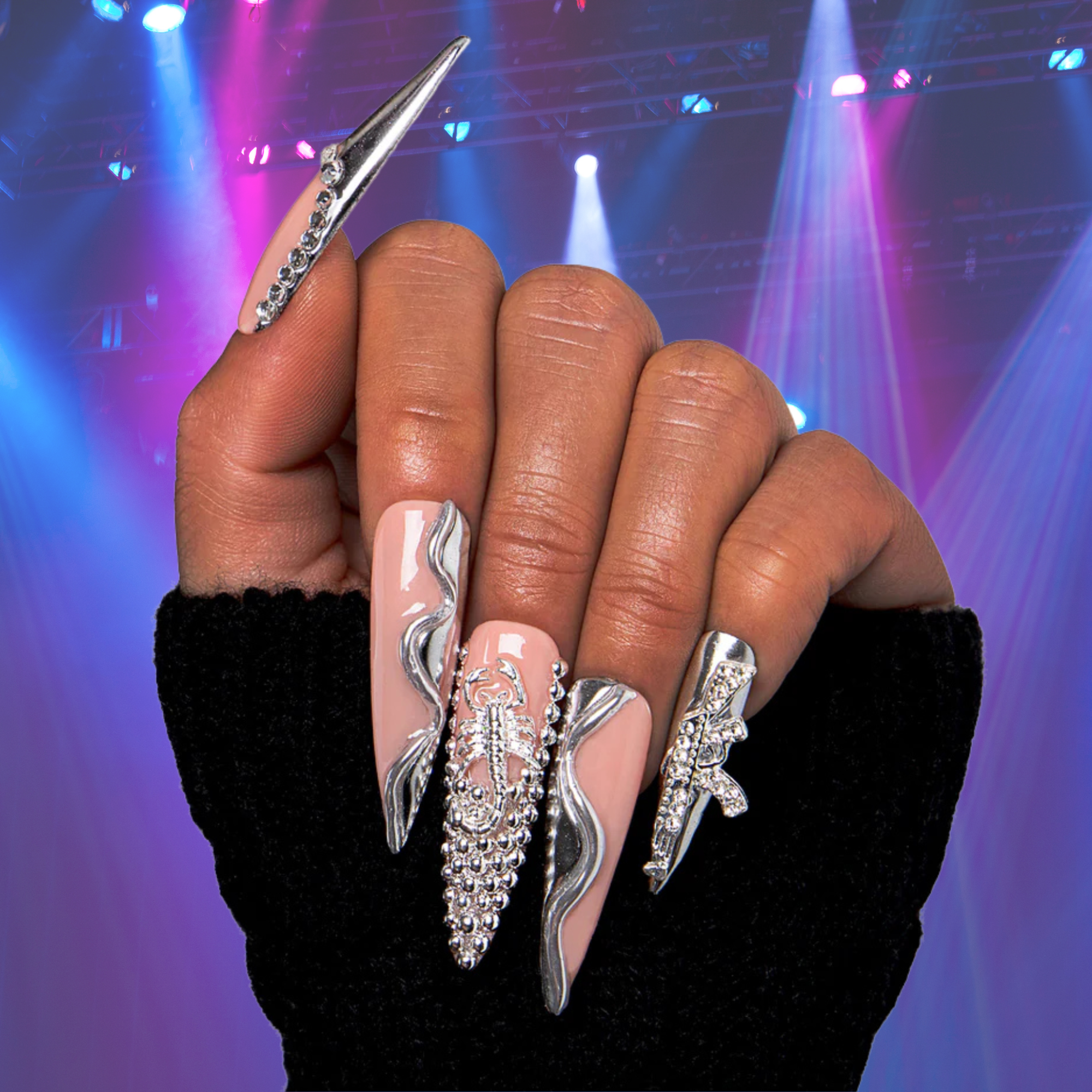 Mercury Lux Handmade Nails H308
