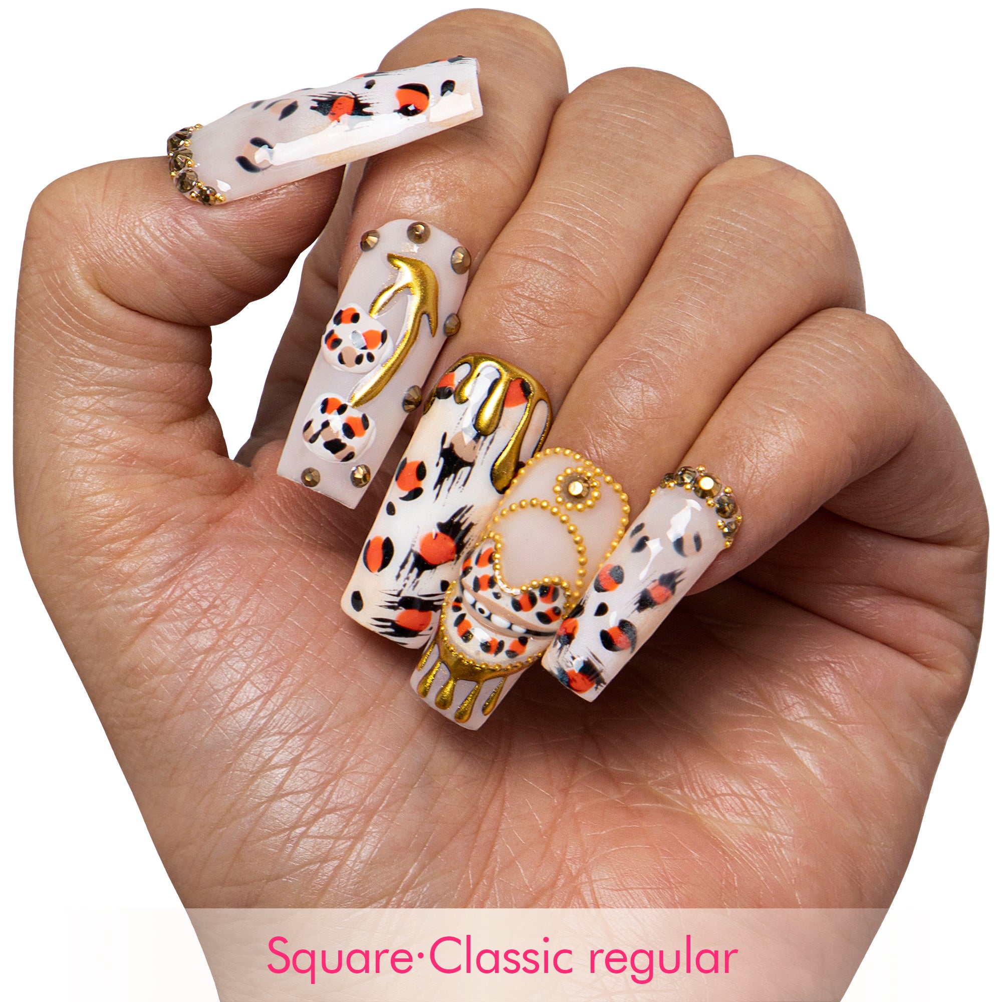 Glamour Gone Wild Handmade Nails H620