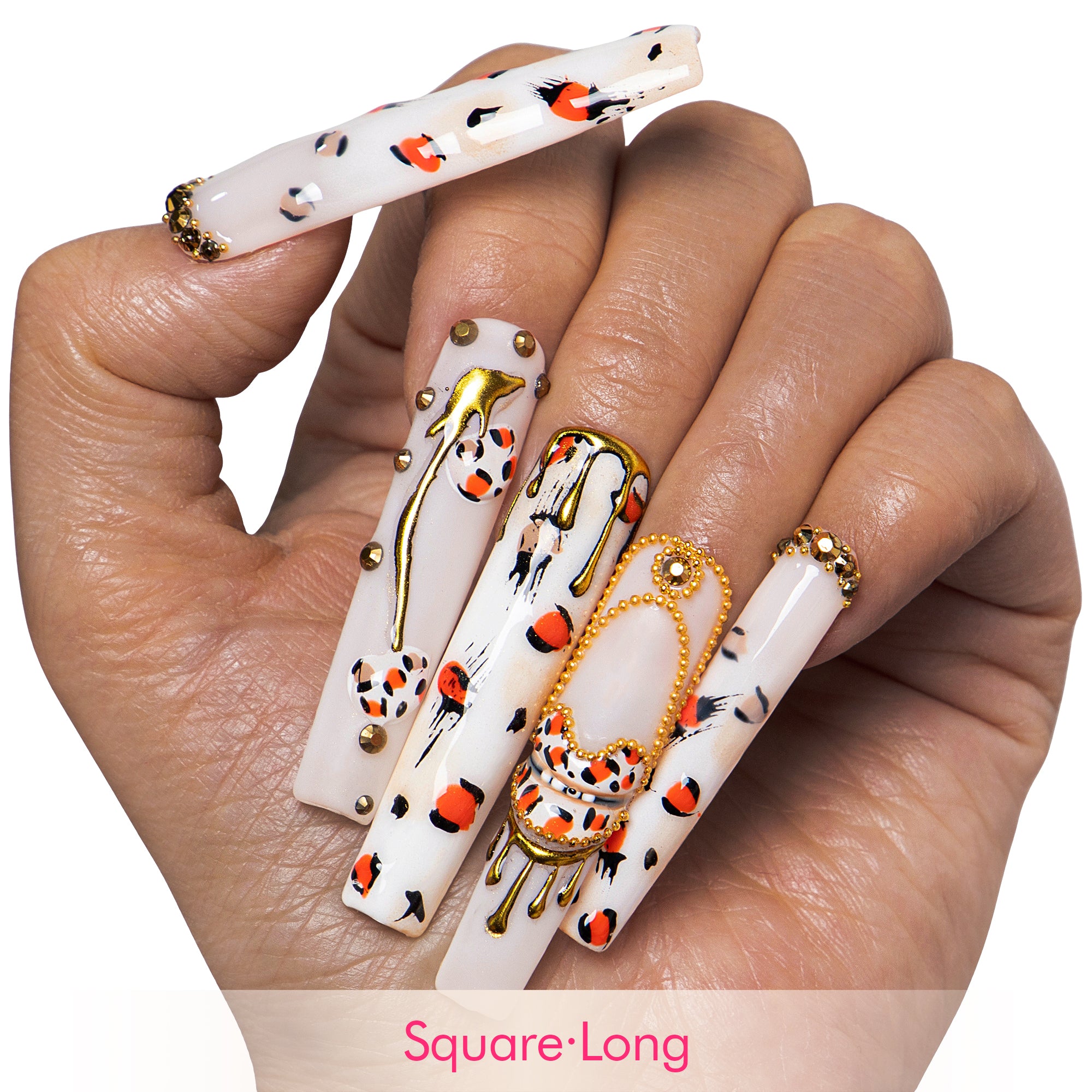 Glamour Gone Wild Handmade Nails H620