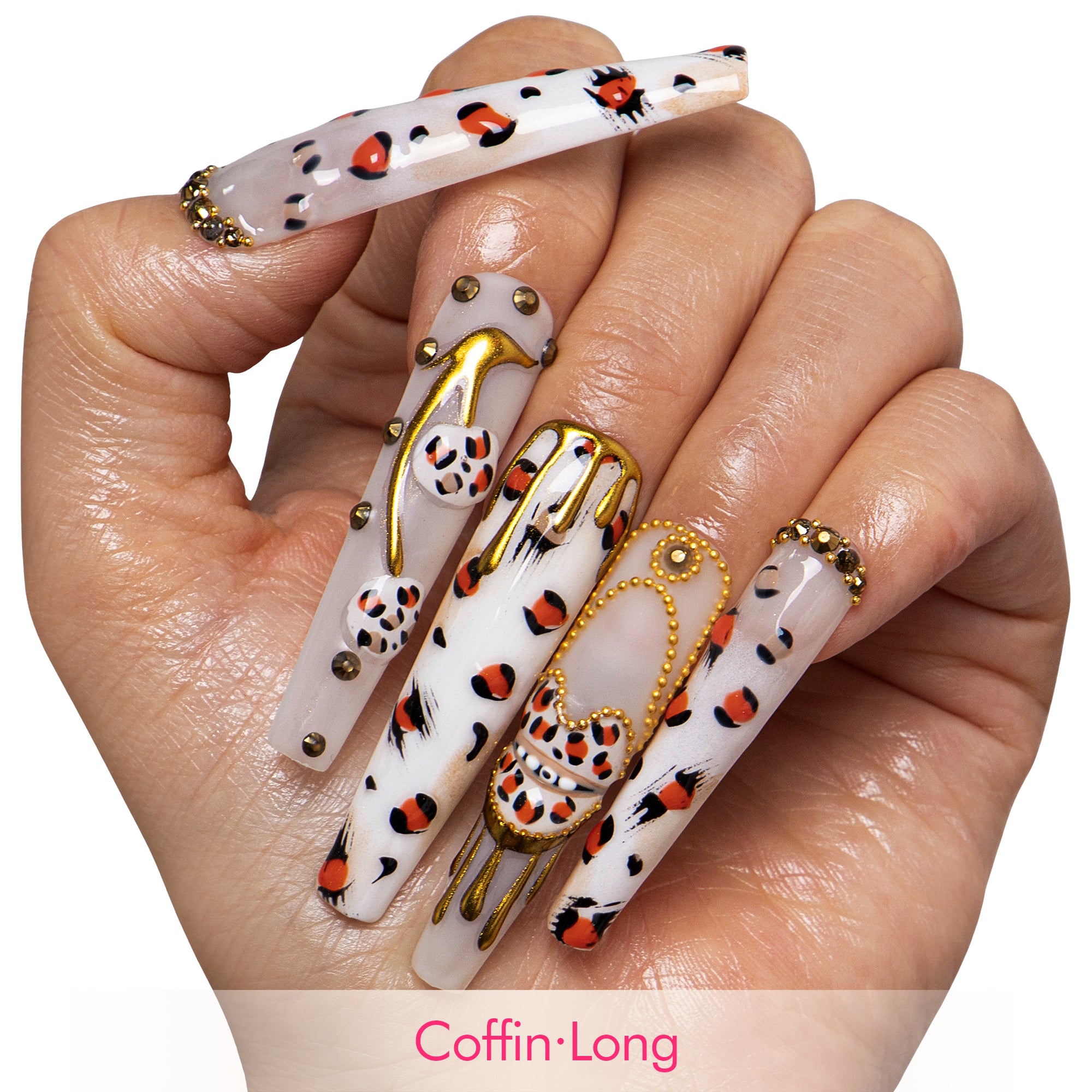 Glamour Gone Wild Handmade Nails H620