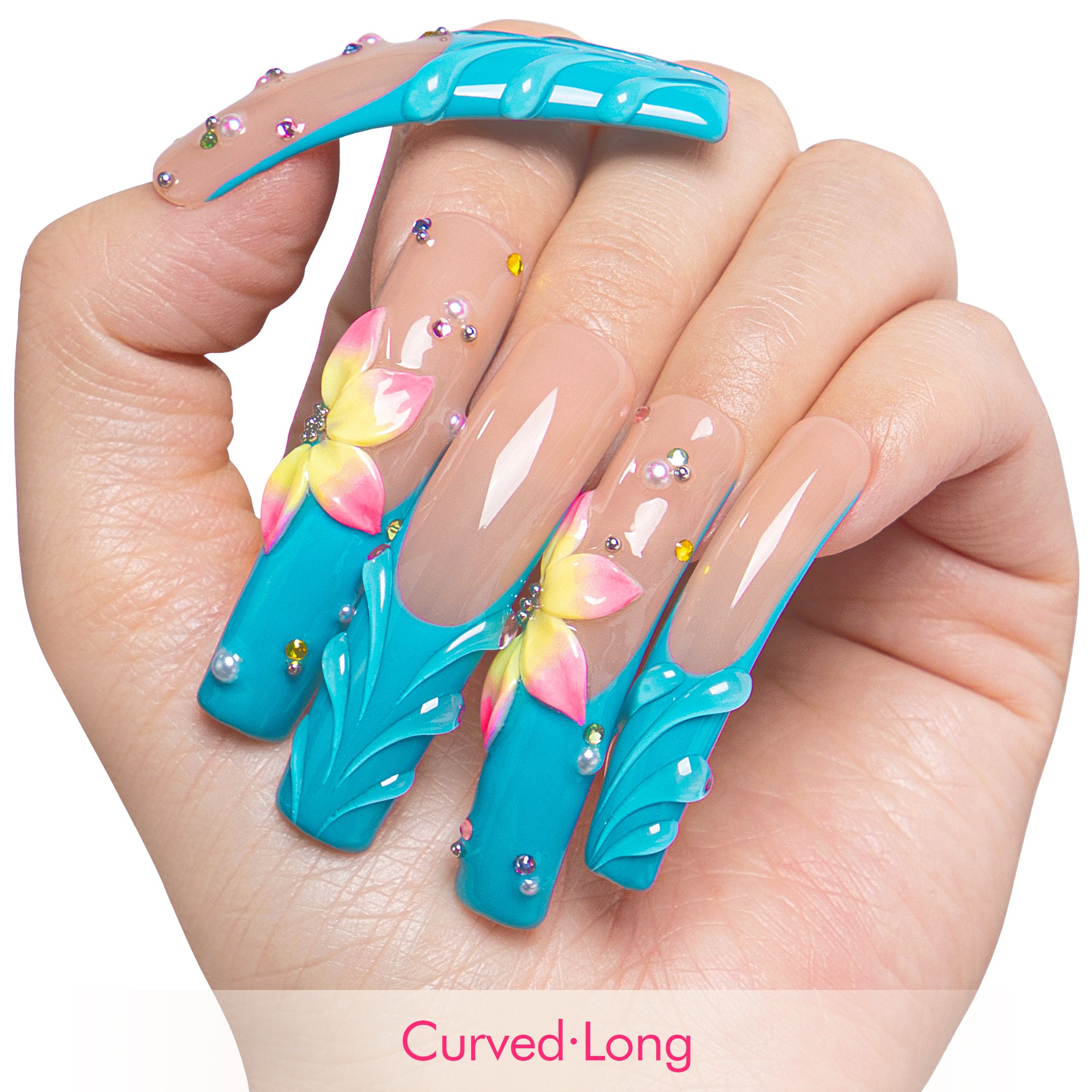 Island Fever Dream Handmade Nails H633