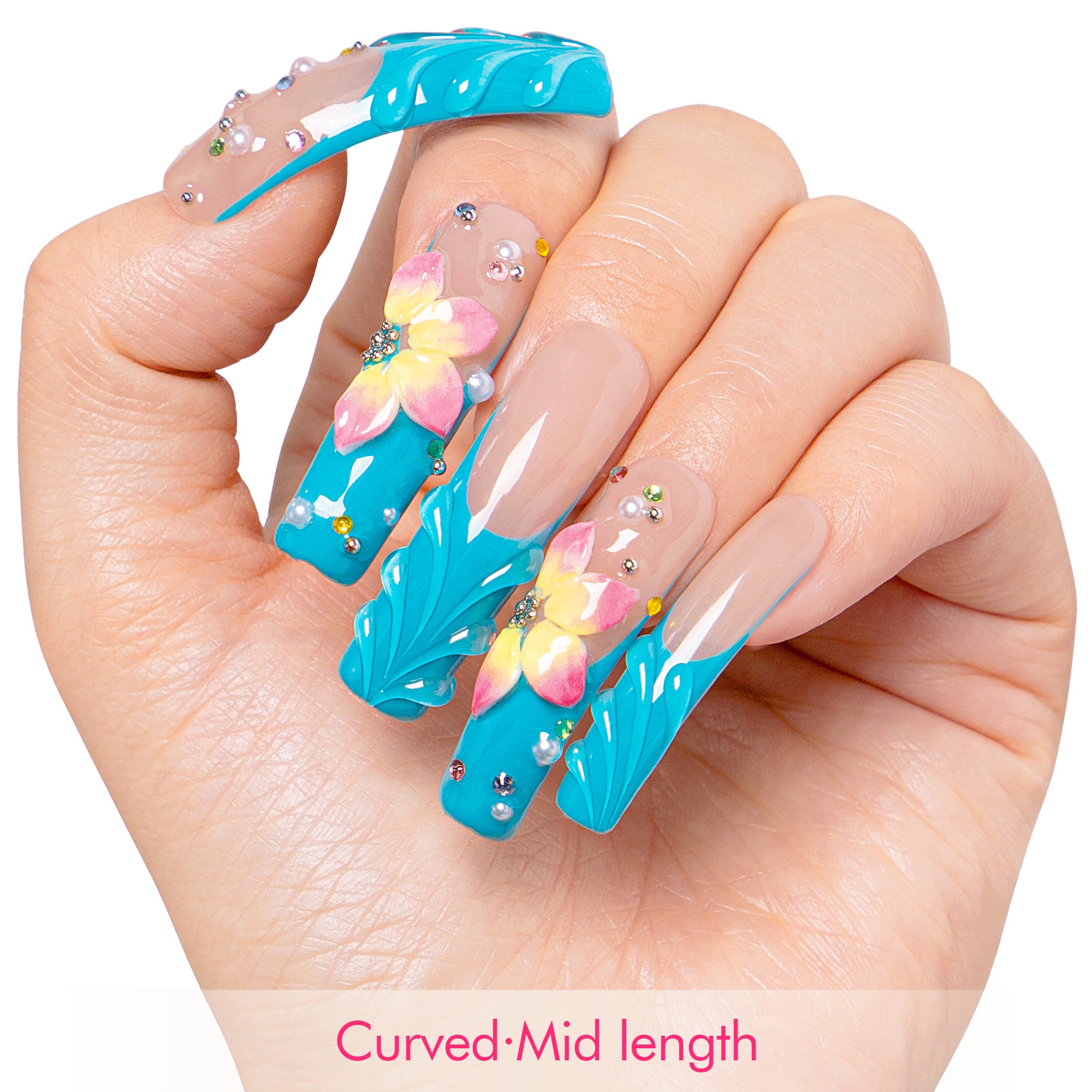 Island Fever Dream Handmade Nails H633