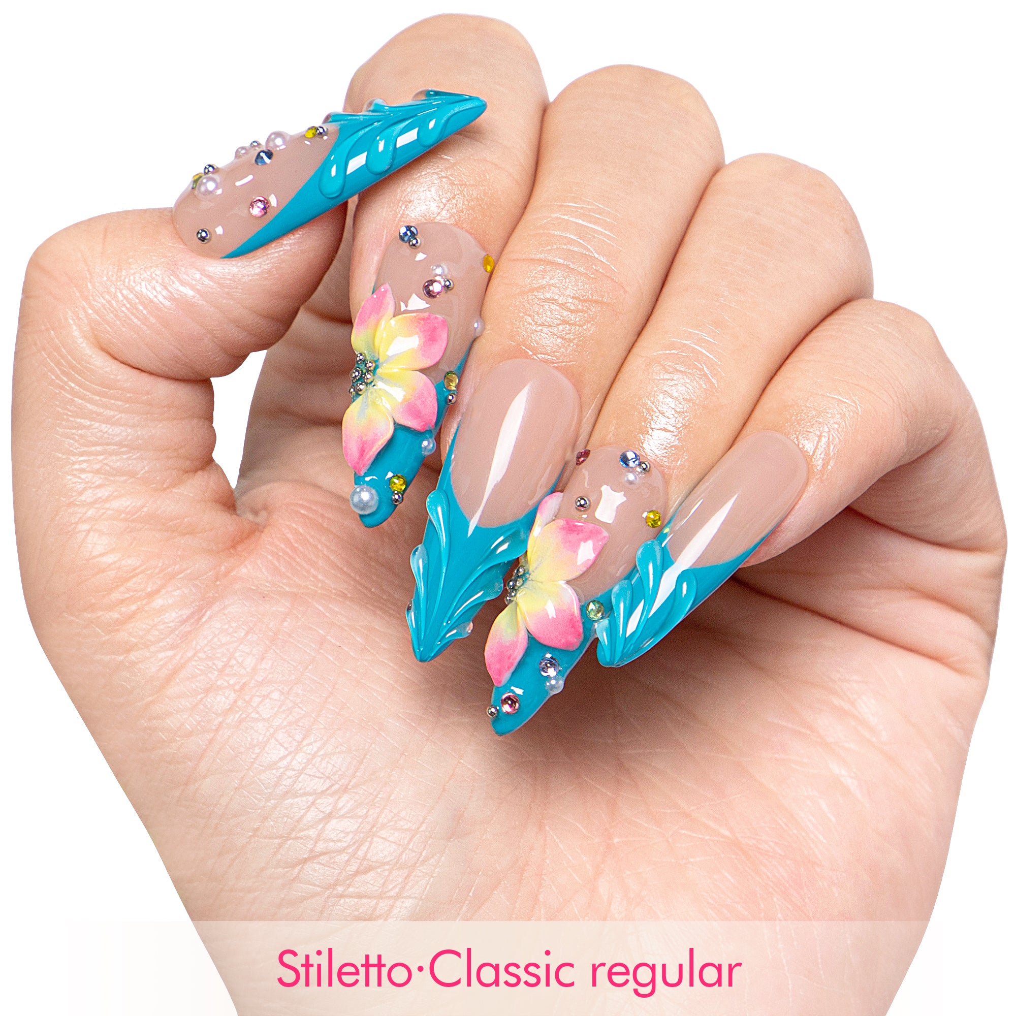 Island Fever Dream Handmade Nails H633