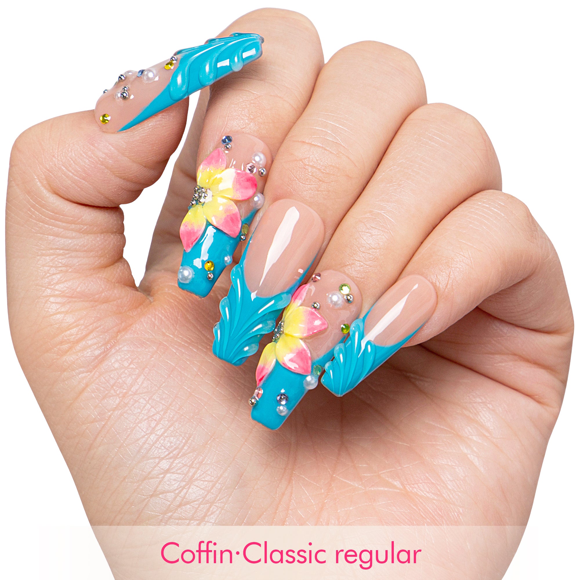 Island Fever Dream Handmade Nails H633