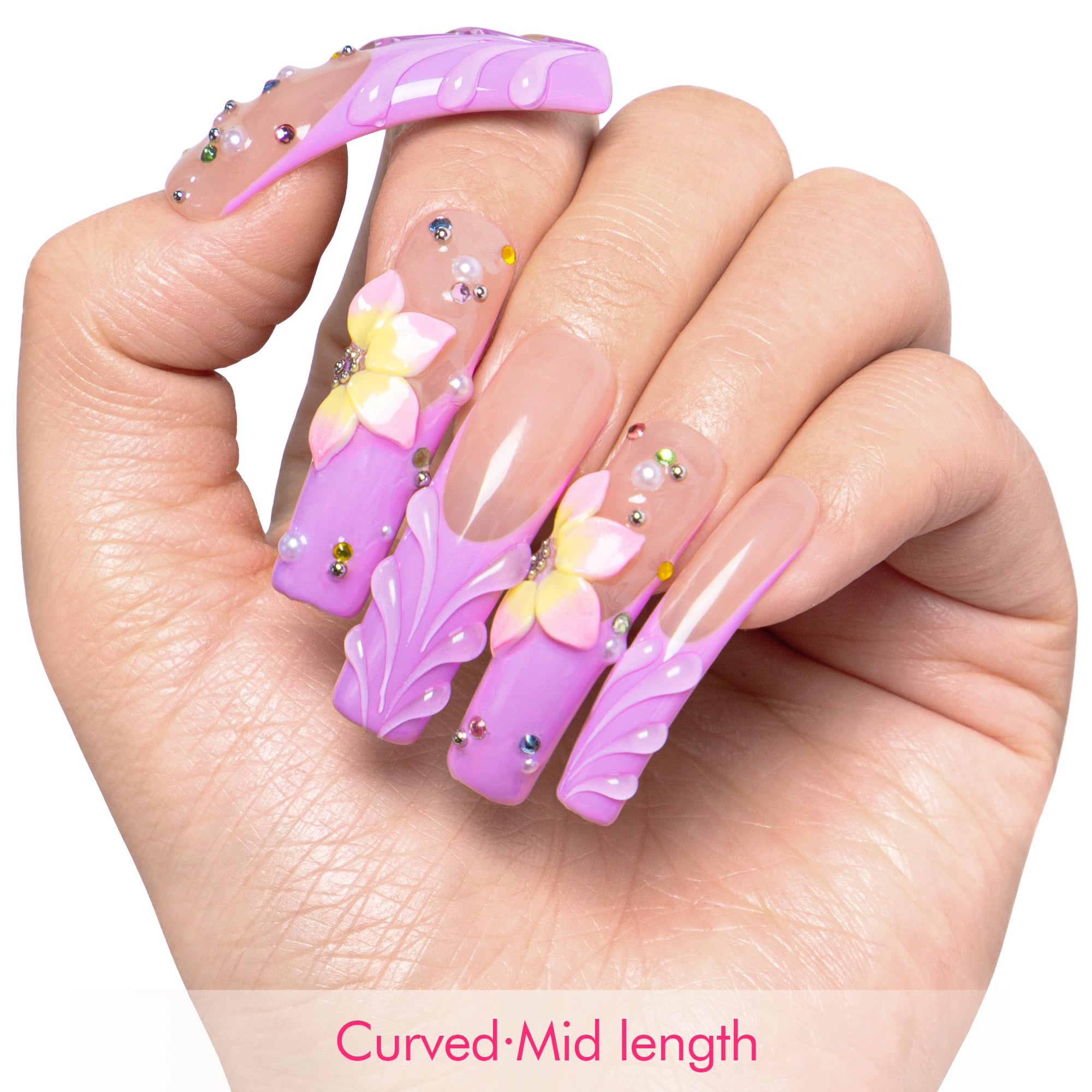 Floral Dream Handmade Nails H634