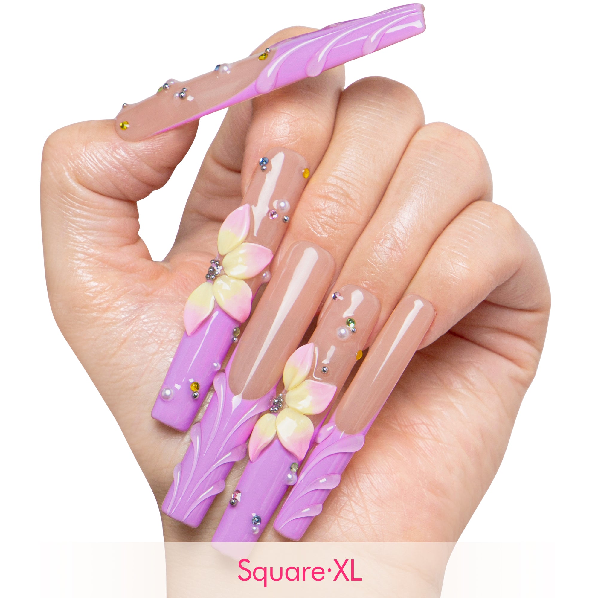 Floral Dream Handmade Nails H634