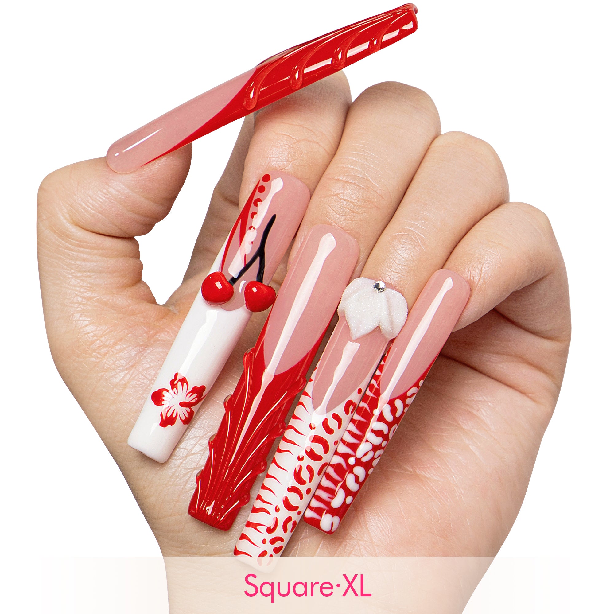 Cherry Blossom Handmade Nails H636
