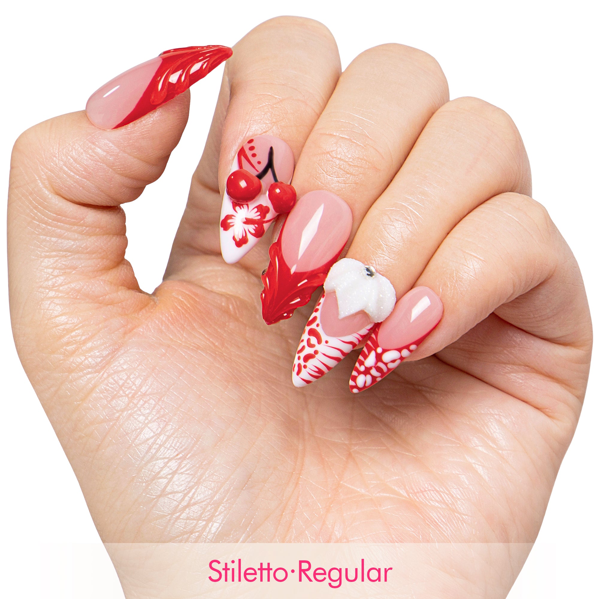 Cherry Blossom Handmade Nails H636