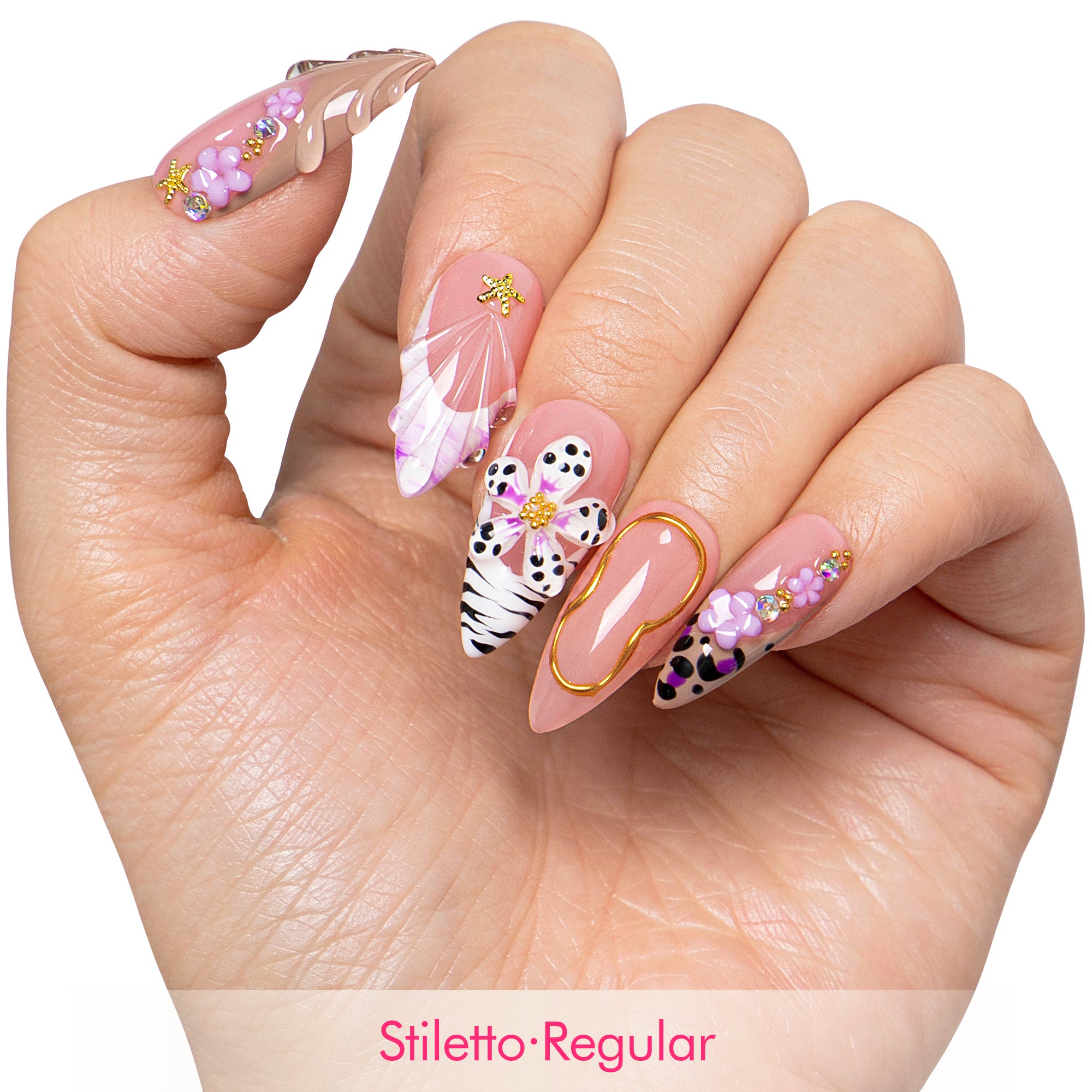 Glow Now, Cry Later Handmade Nails H640