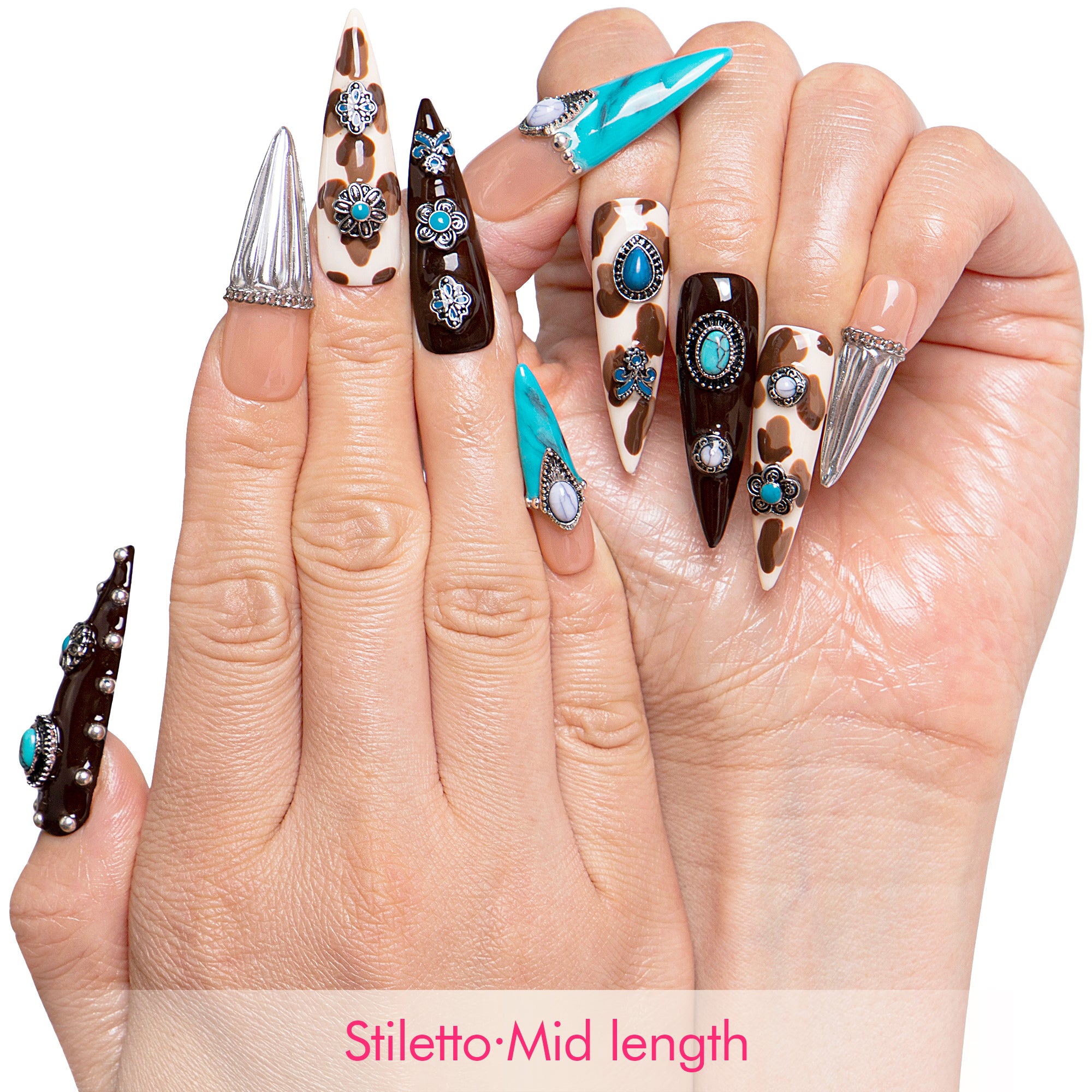 Cowgirl's Dream Handmade Nails H644
