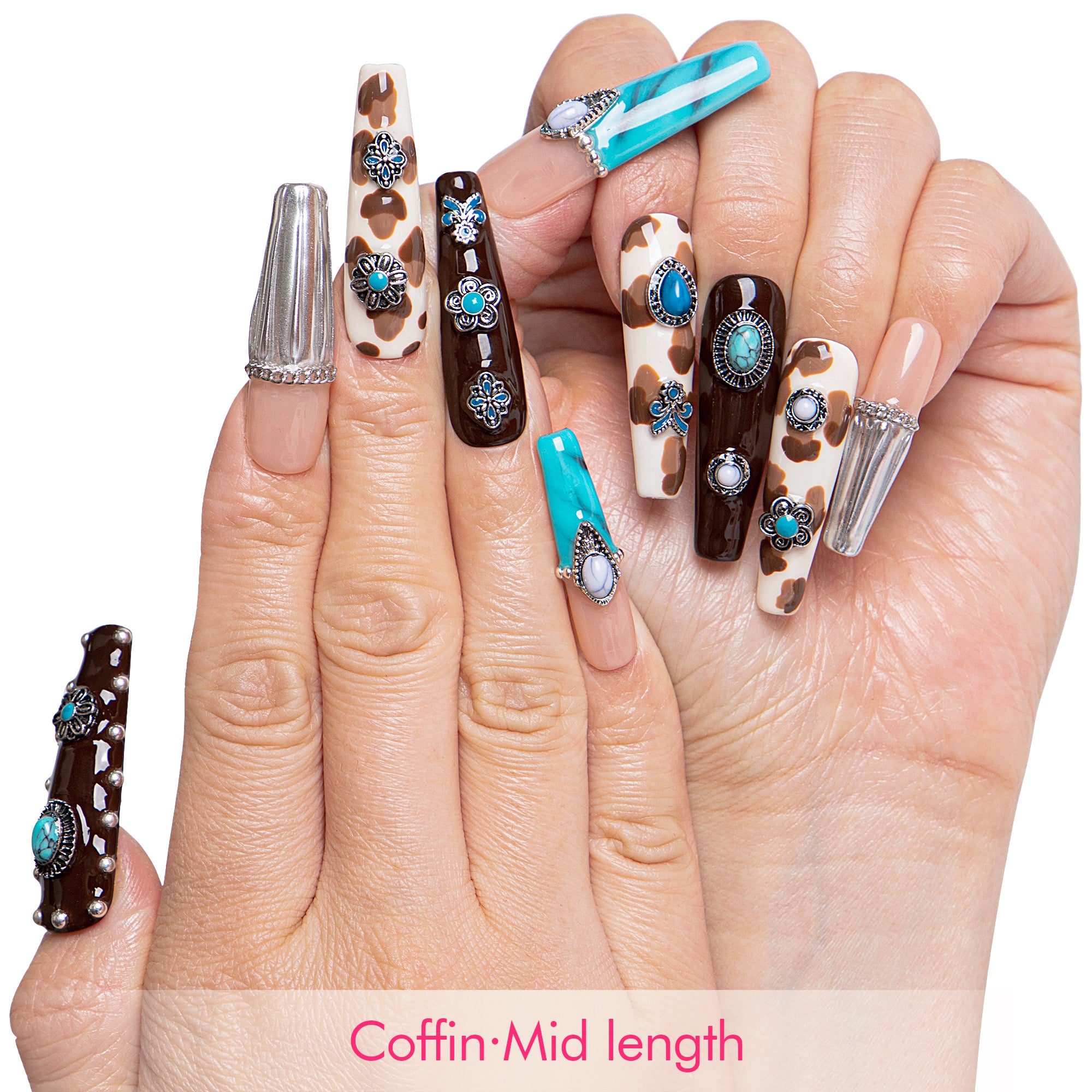 Cowgirl's Dream Handmade Nails H644