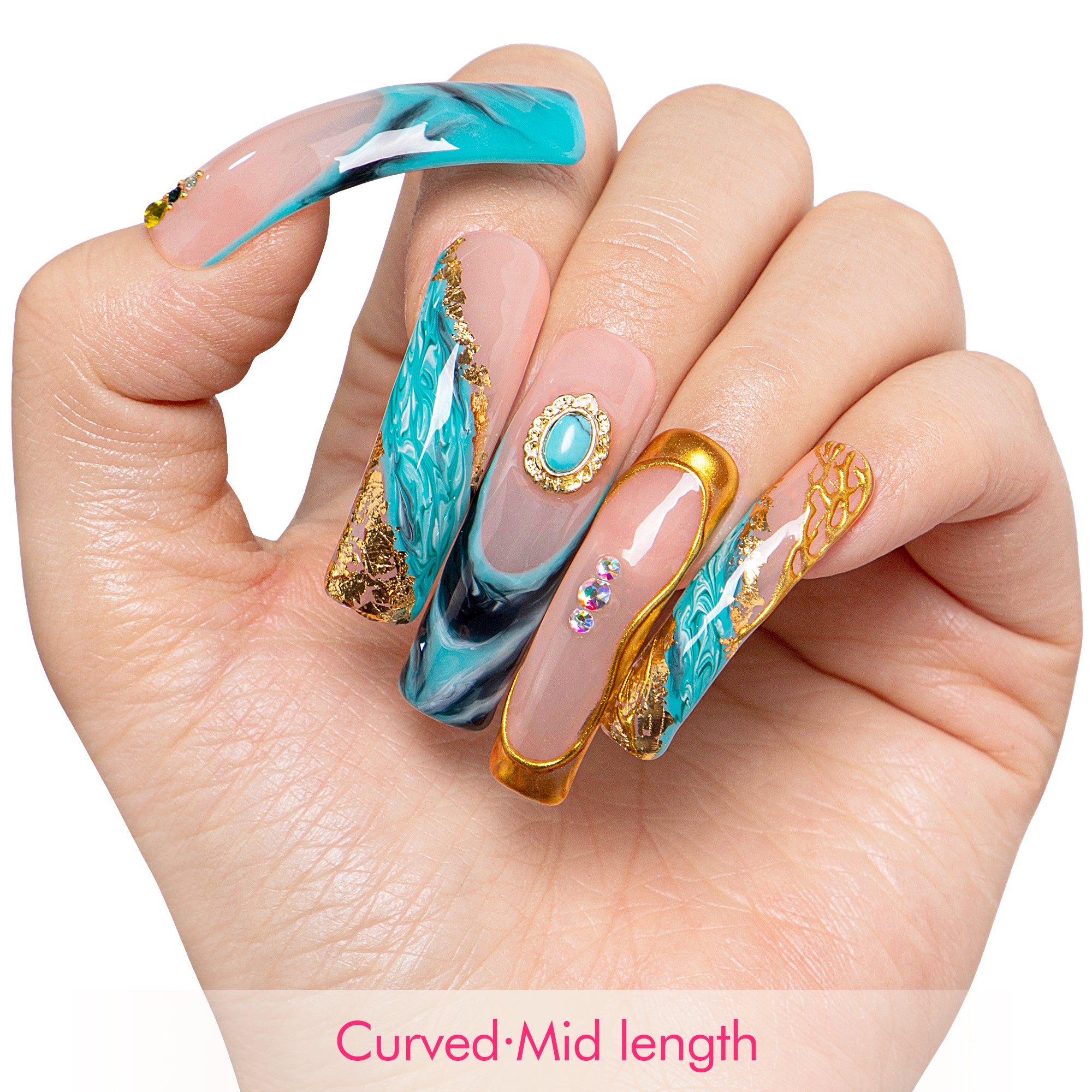 Shadow Play Handmade Nails H649