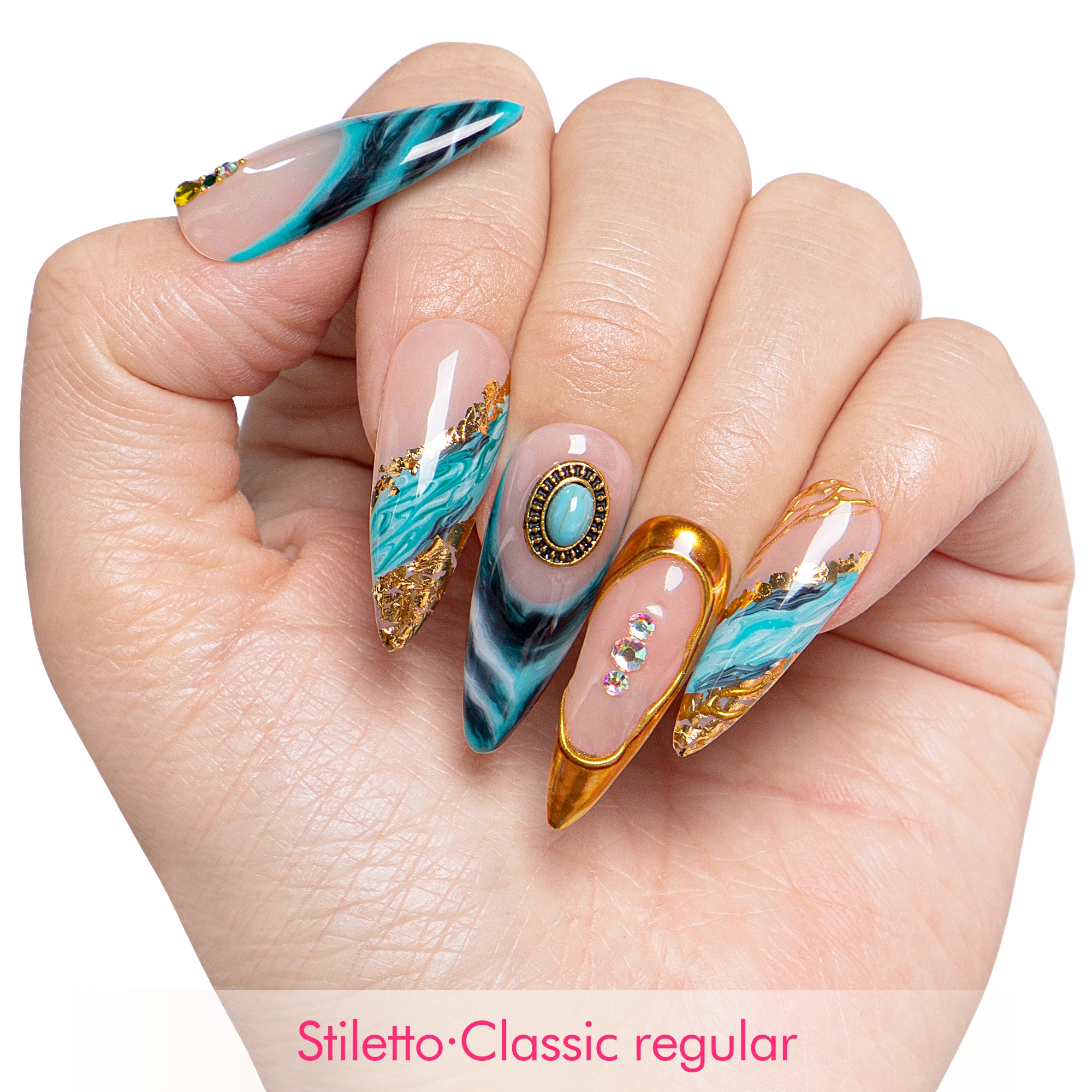 Shadow Play Handmade Nails H649