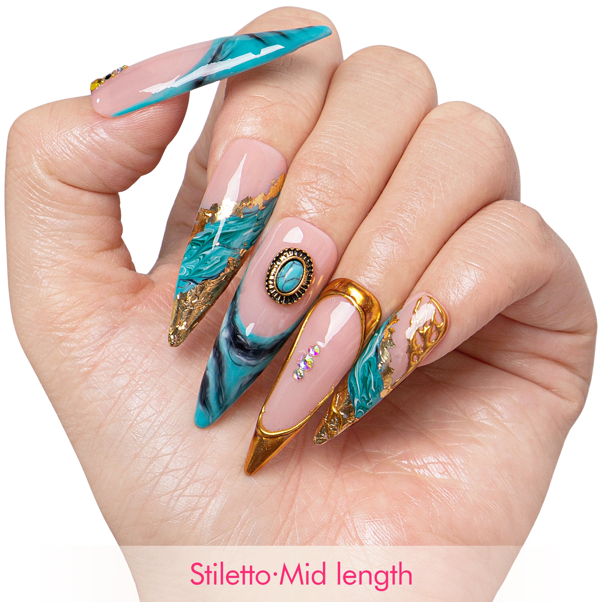 Shadow Play Handmade Nails H649