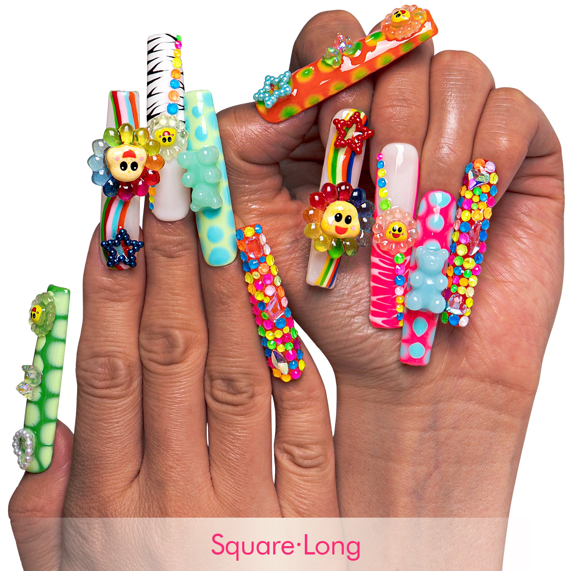 Lovkashi Flower Handmade Nails H65