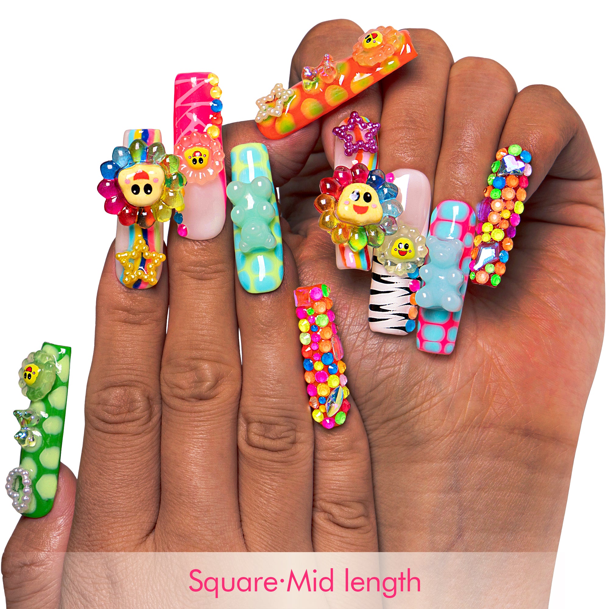 Lovkashi Flower Handmade Nails H65