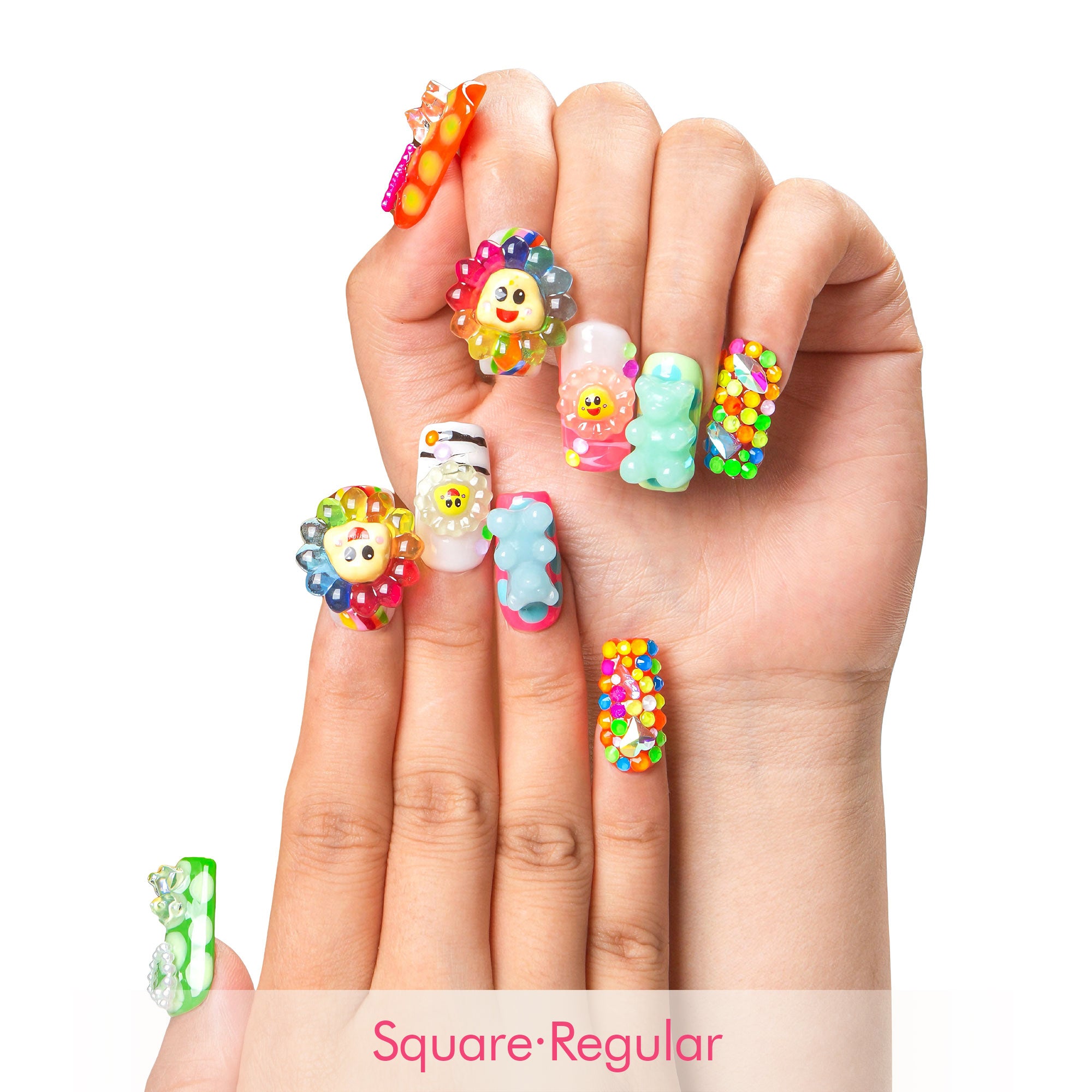 Lovkashi Flower Handmade Nails H65