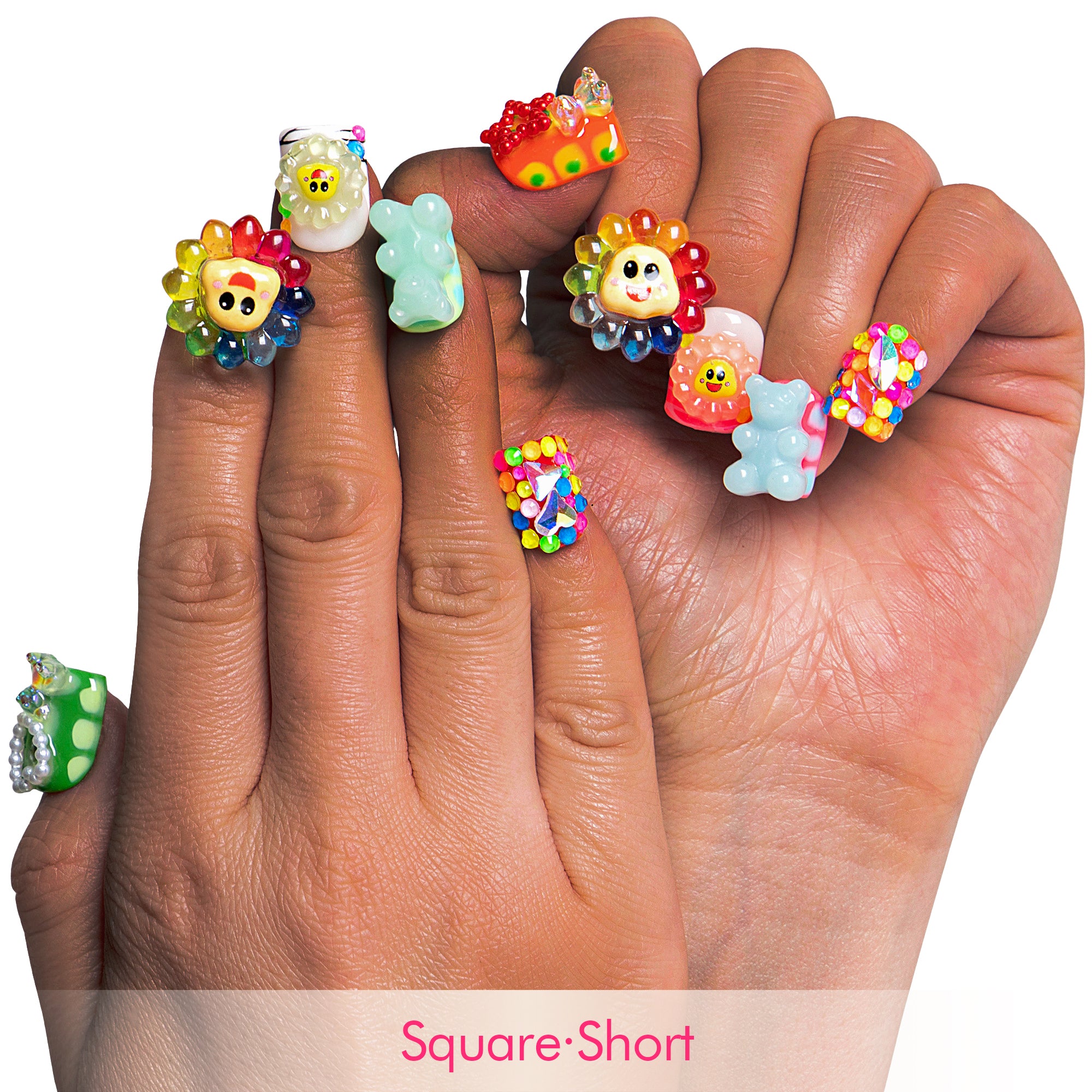 Lovkashi Flower Handmade Nails H65